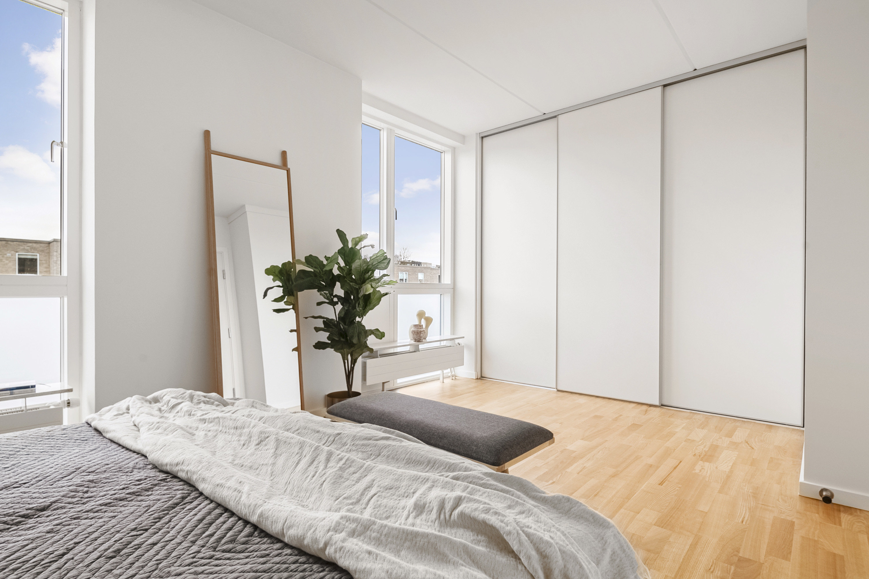 Fremhævet soveværelse billede i fuldskærmstilstand. Billede af Gustav Holms Vej 12, Risvangen, 8200 Aarhus N