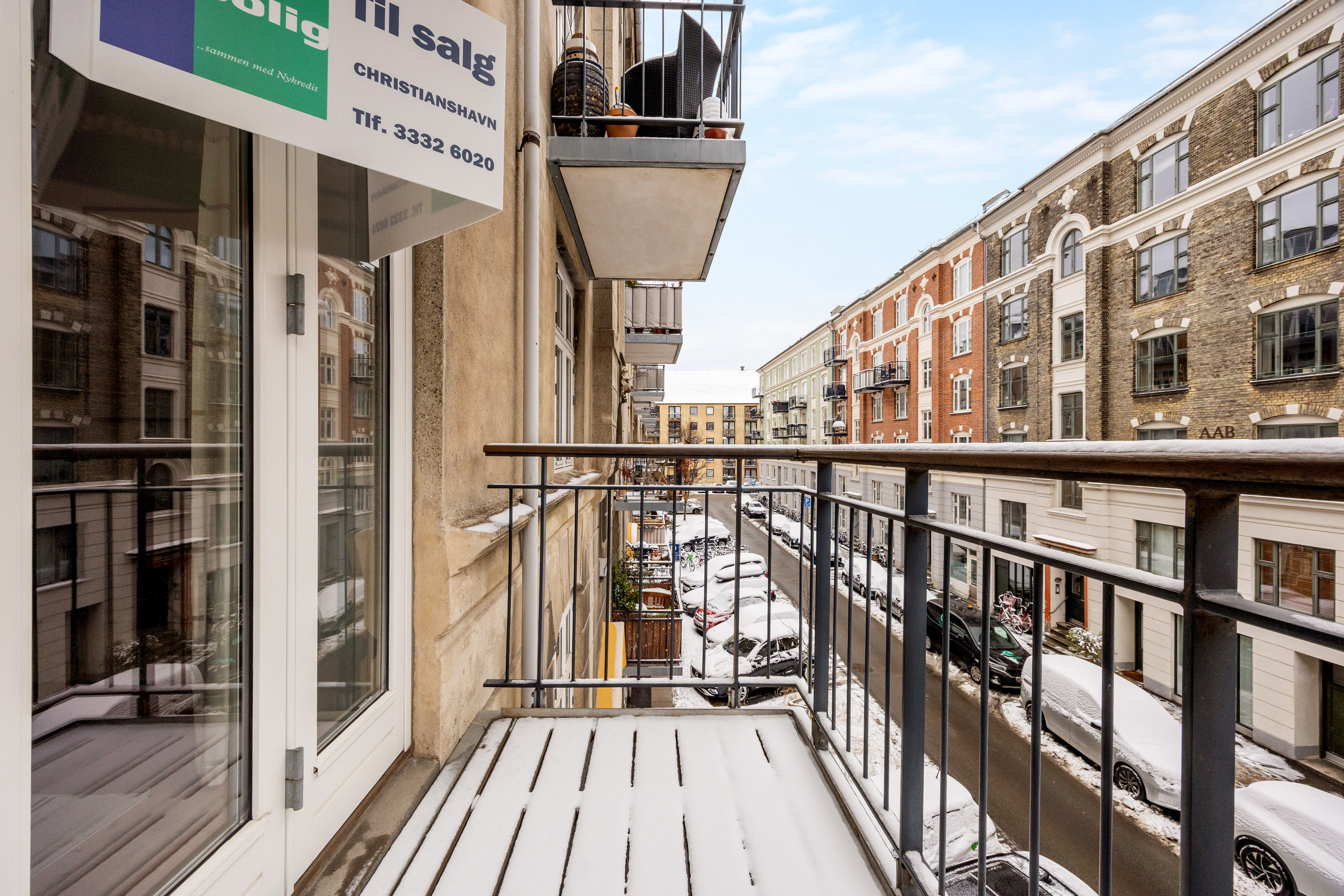 Fremhævet altan billede i fuldskærmstilstand. Billede af Burmeistersgade 15, 2. th., 1429 København K