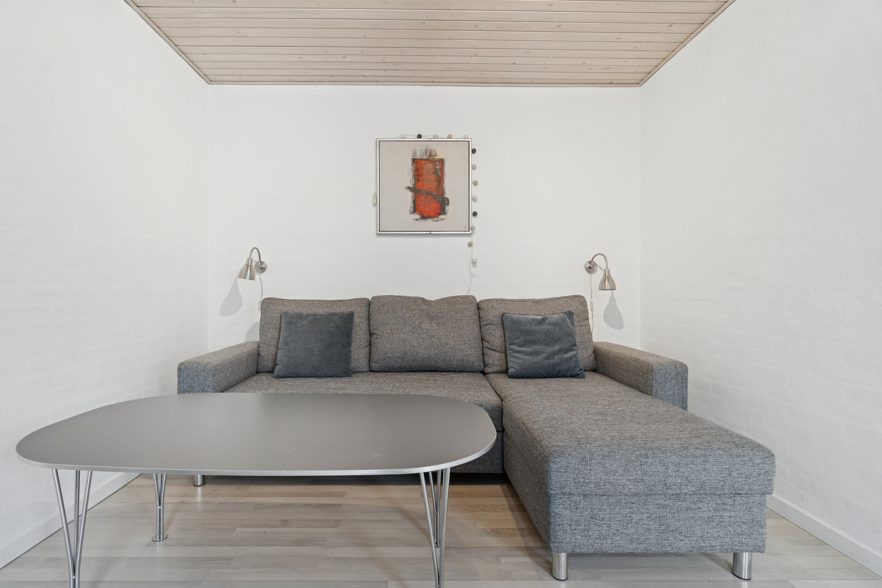 Fremhævet stue billede i fuldskærmstilstand. Billede af Genvej 4, 82., 3770 Allinge