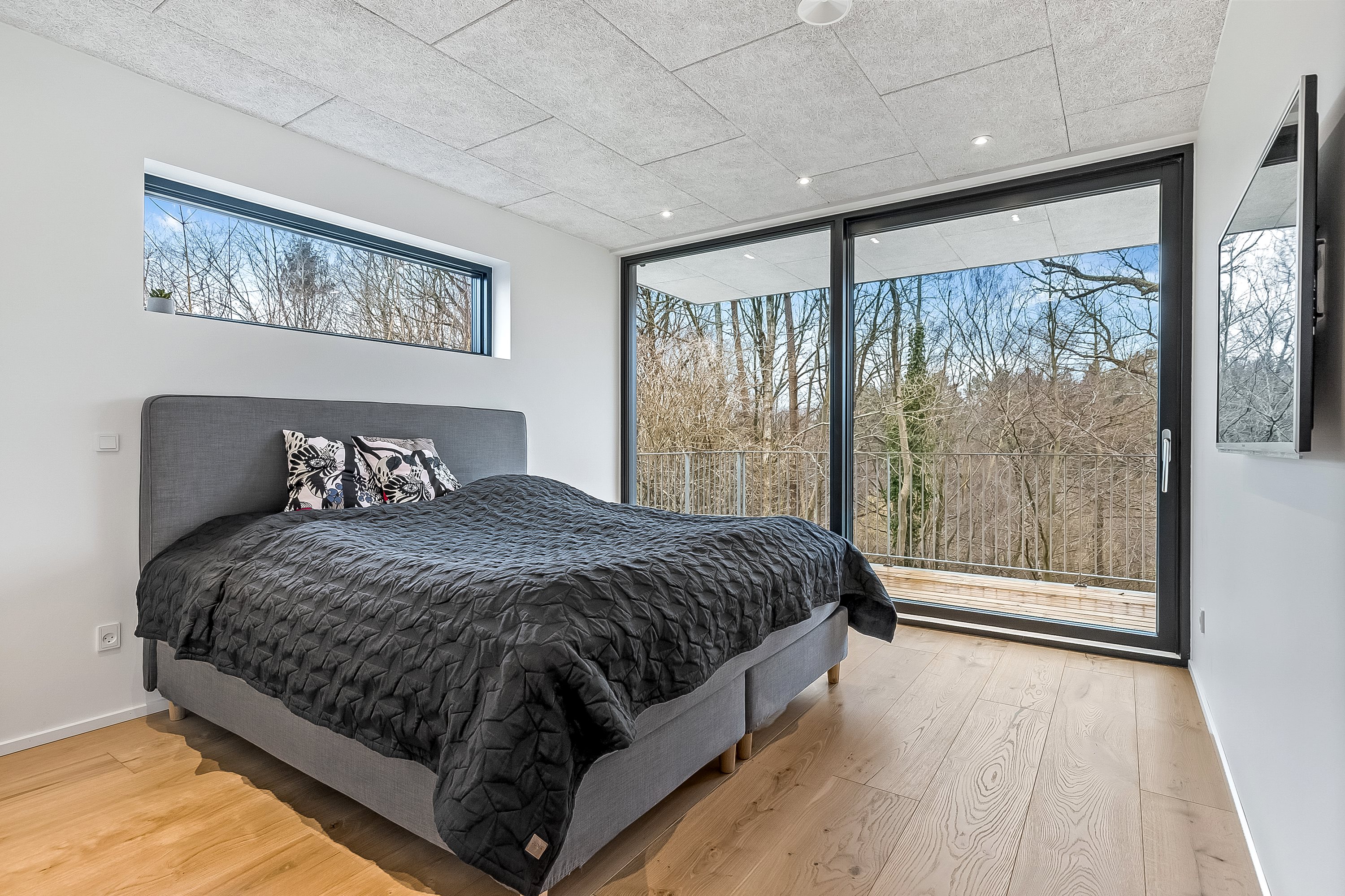 Fremhævet soveværelse billede i fuldskærmstilstand. Billede af Alleen 5, Vester Nebel, 6040 Egtved