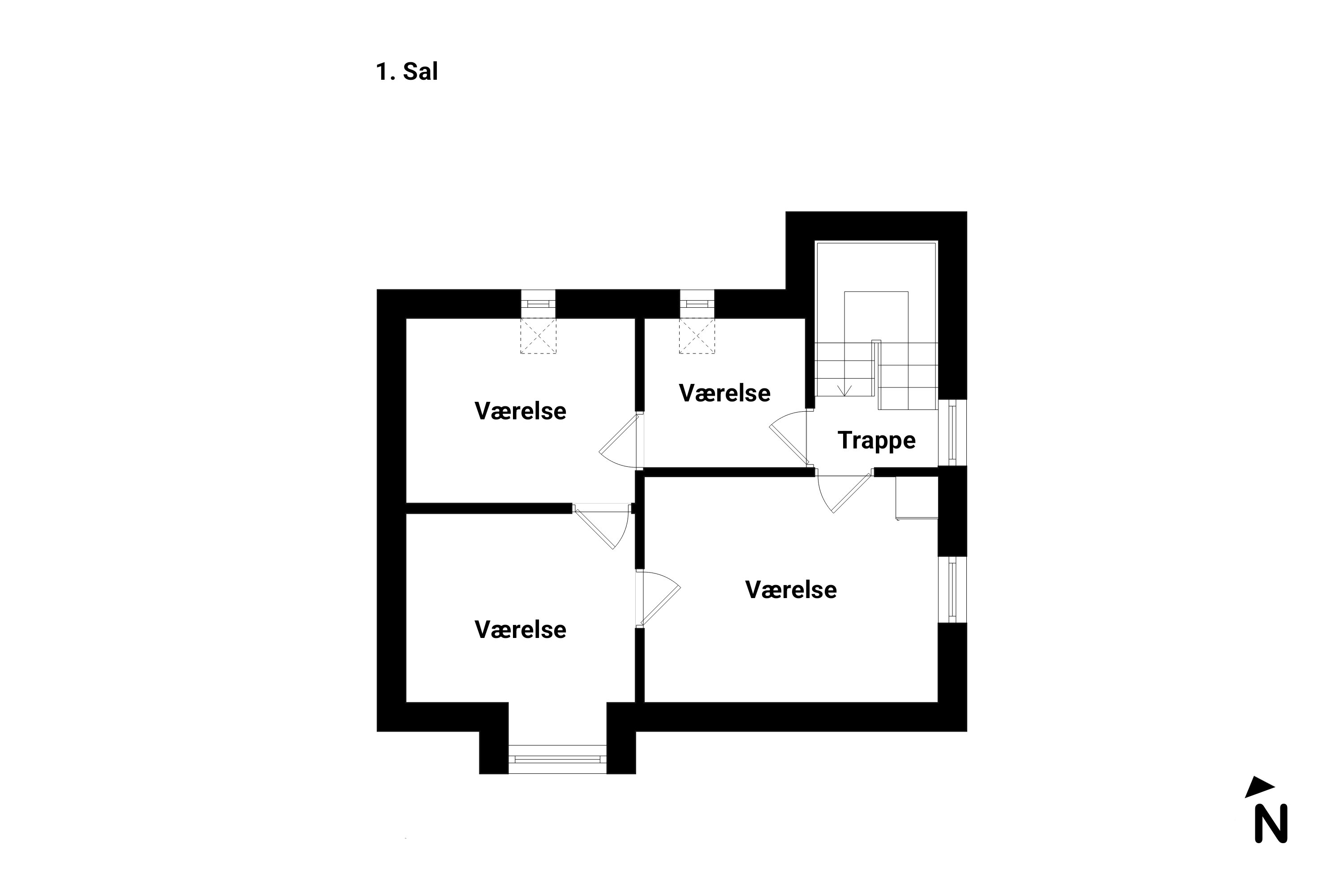 Plantegninger billede af Søndervang 6, Gl. Kraghave, 4800 Nykøbing F