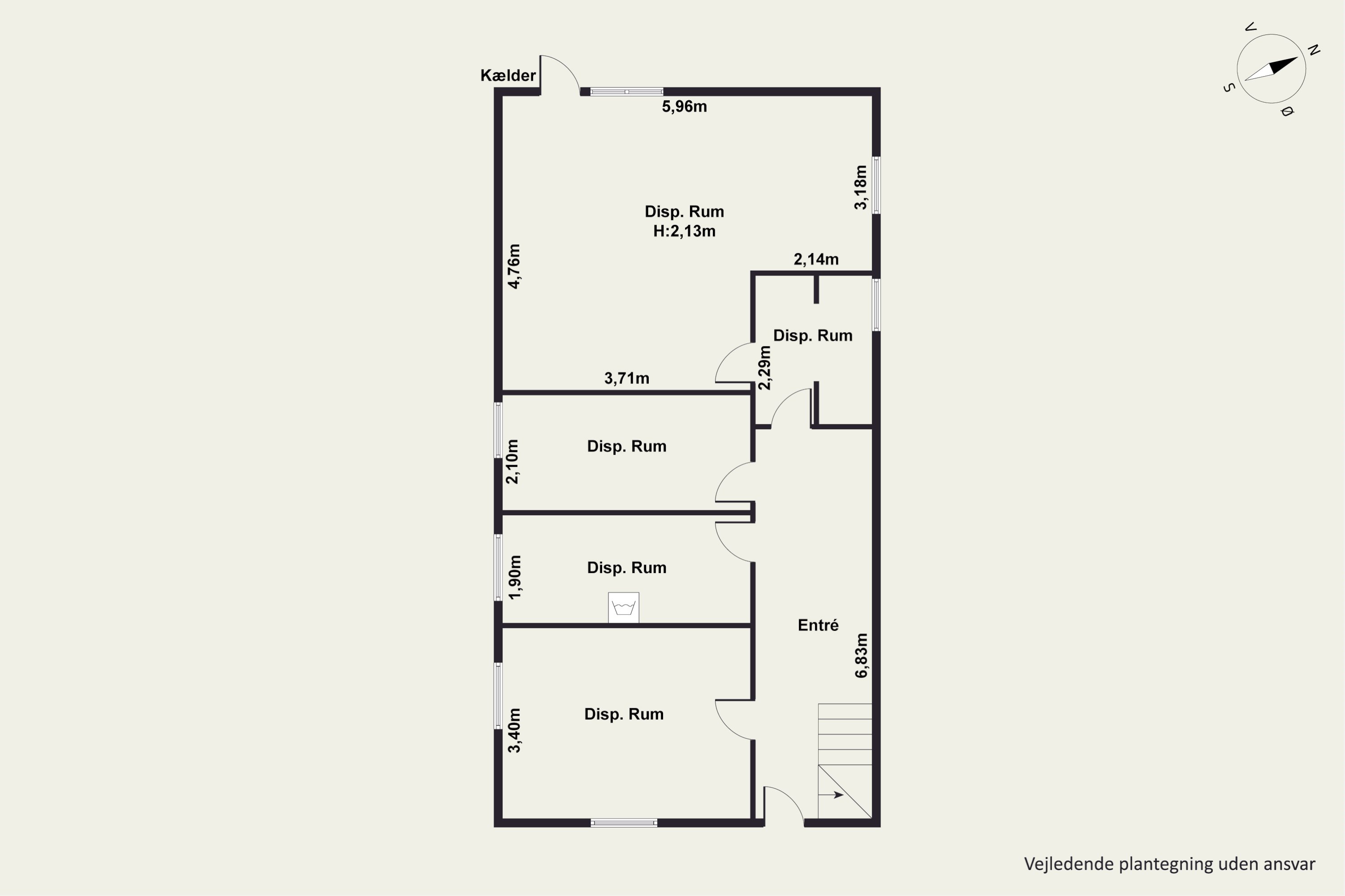 Plantegninger billede af Præstbrovej 241, Erslev, 7950 Erslev