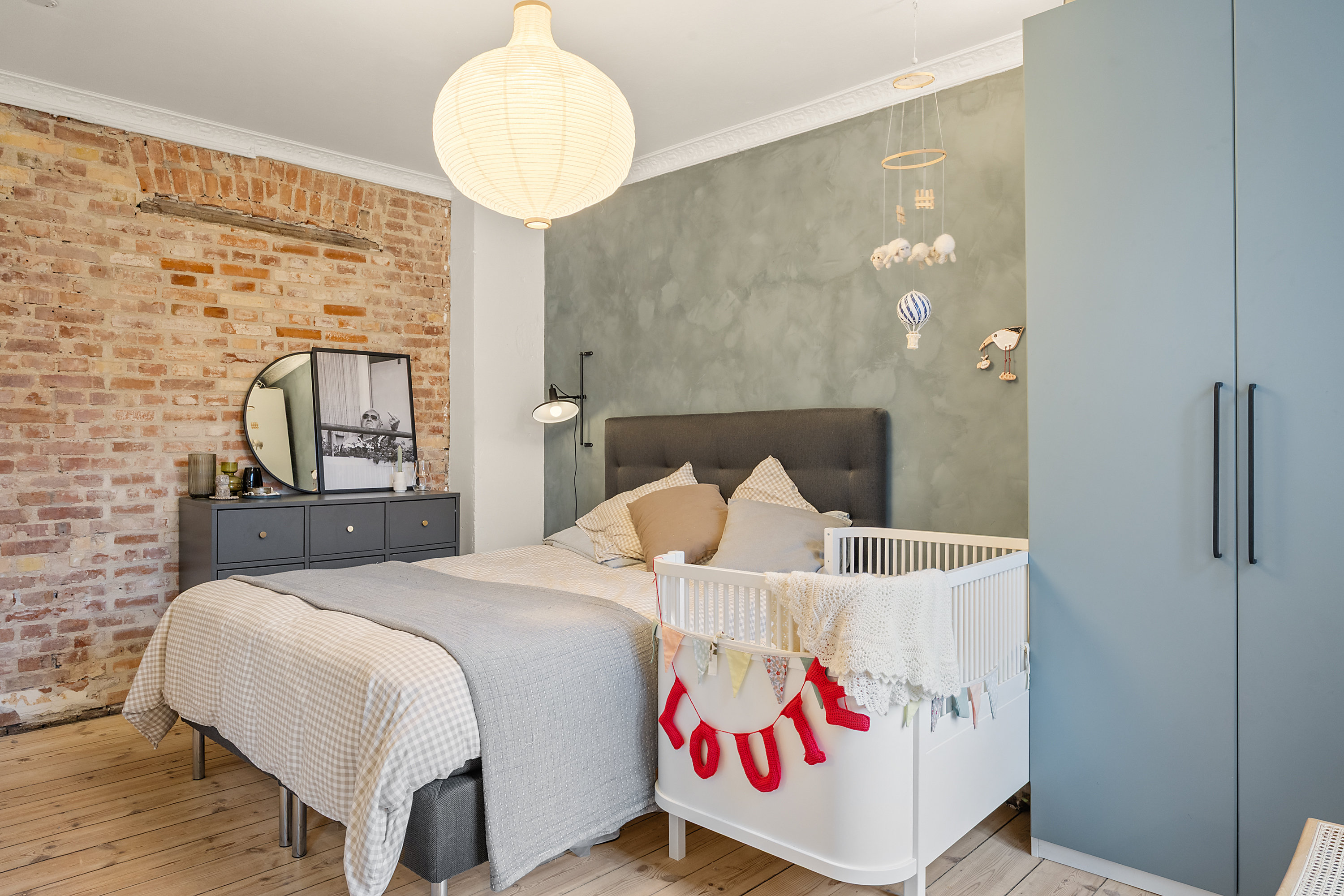 Fremhævet soveværelse billede i fuldskærmstilstand. Billede af Broagergade 4, 4. tv., 1672 København V