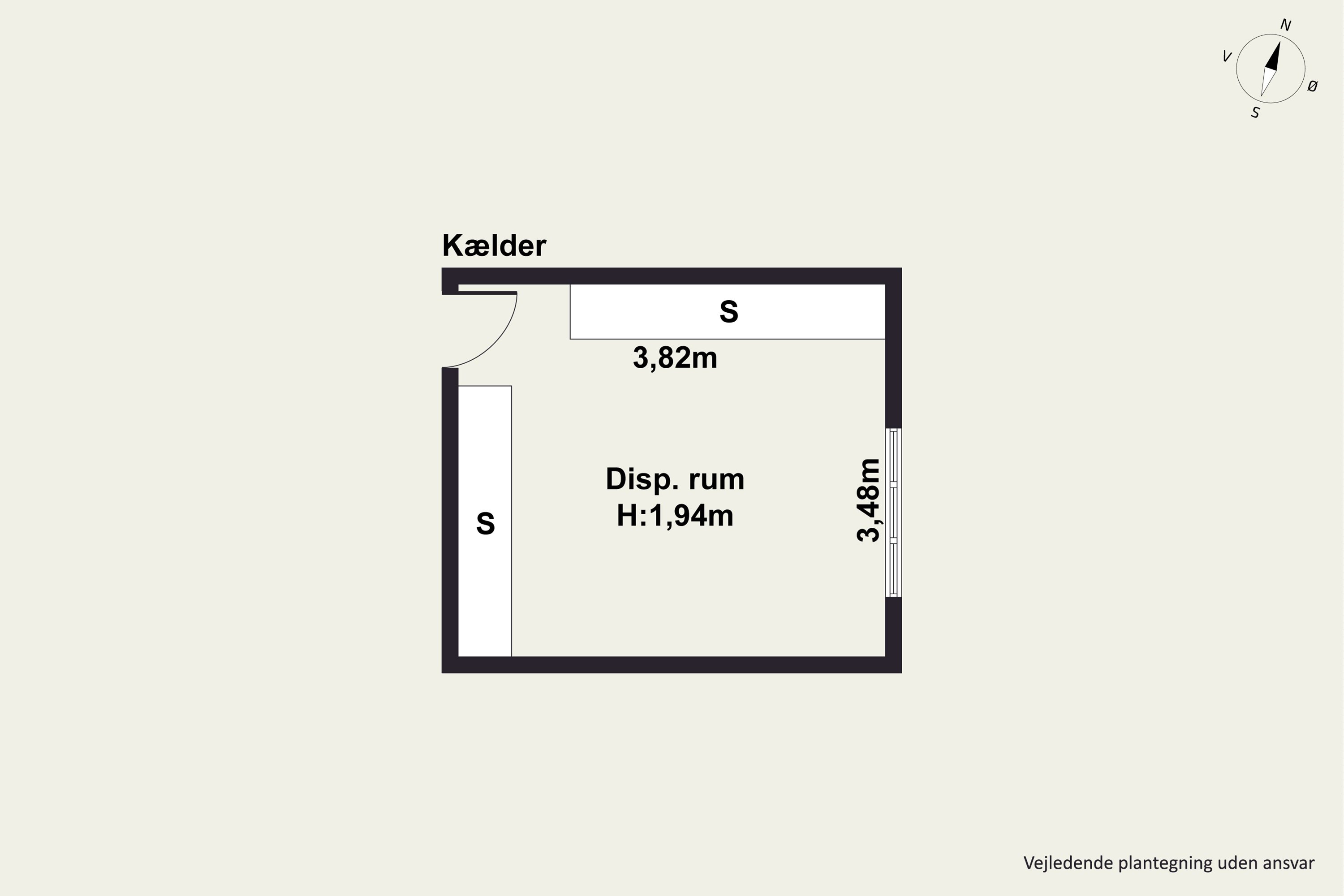 Plantegninger billede af Vigerslev Allé 5A, st.. th., 2500 Valby