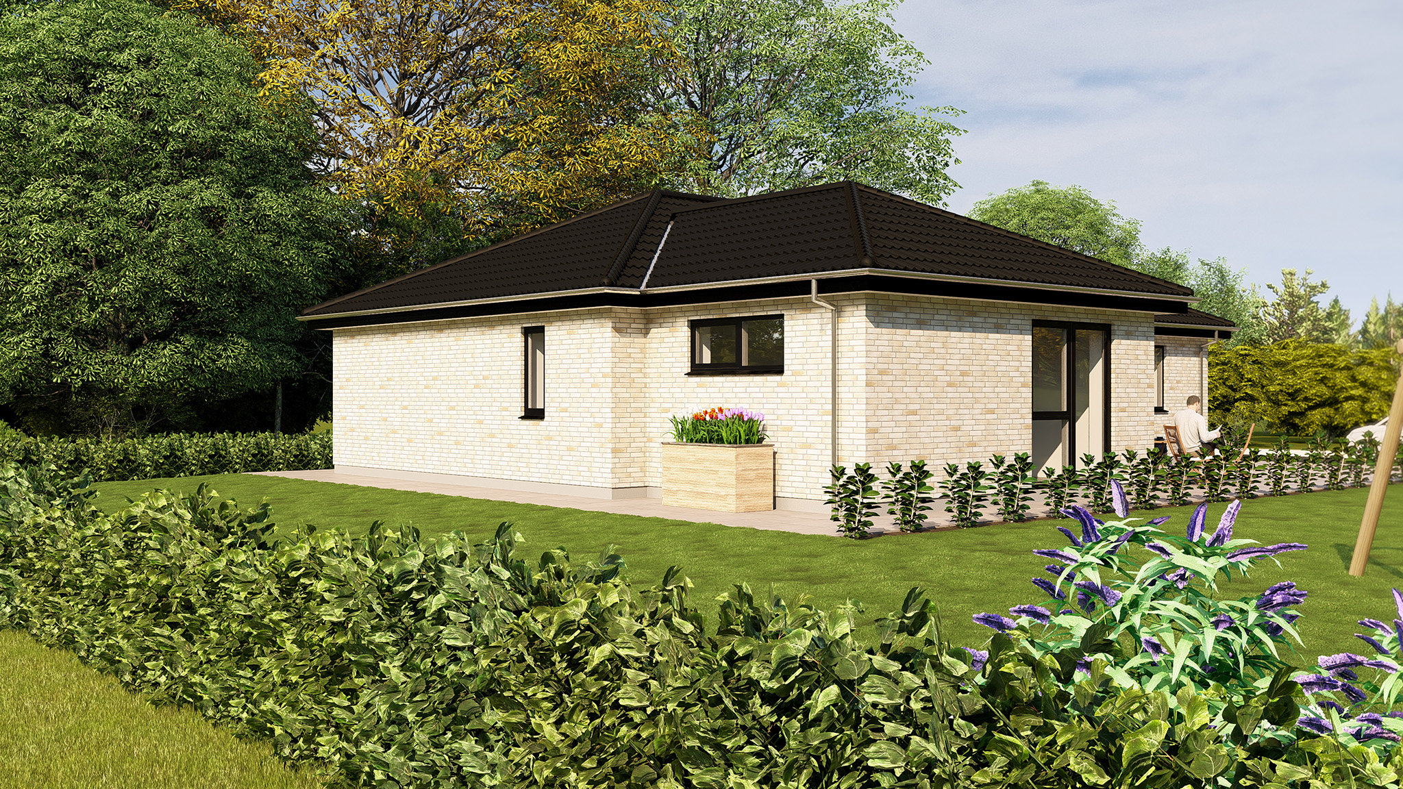 Fremhævet ejendommen billede i fuldskærmstilstand. Billede af Præstegårdens Mark 1, 9440 Aabybro