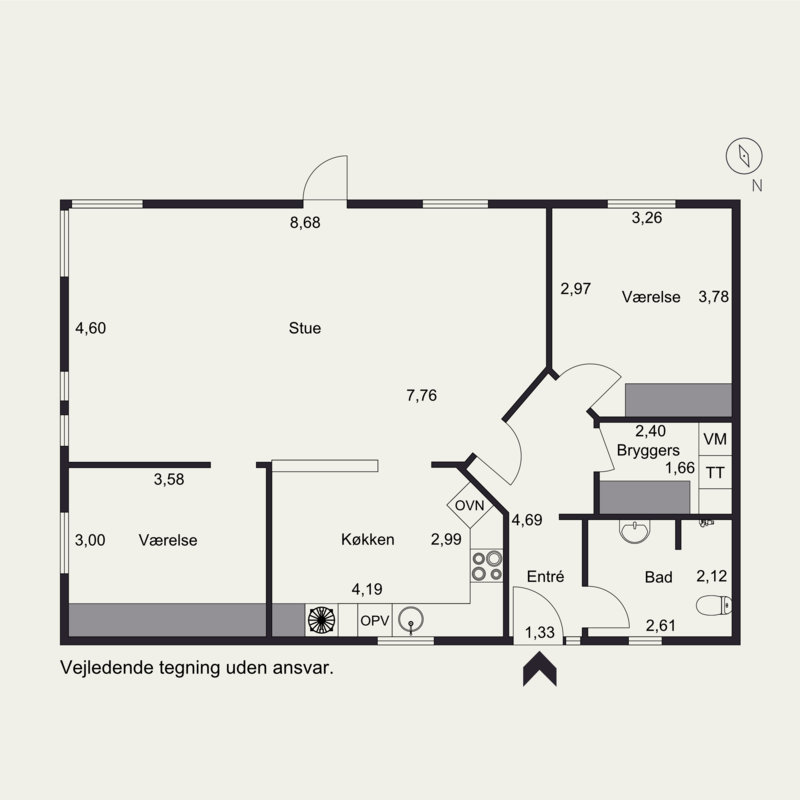 Plantegninger billede af Pinassen 54, 6710 Esbjerg V