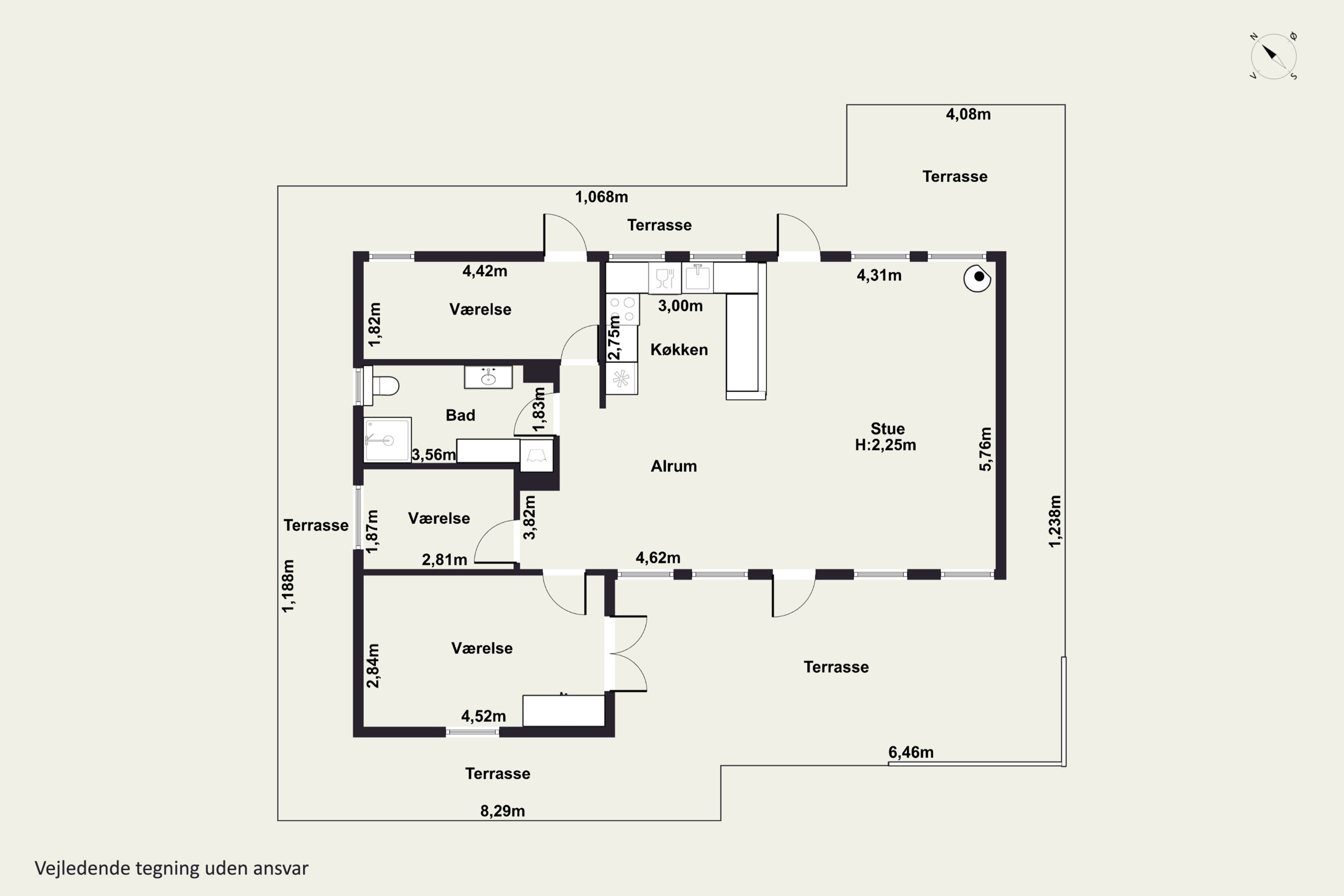 Plantegninger billede af Drosselvej 20, Villingerød, 3120 Dronningmølle