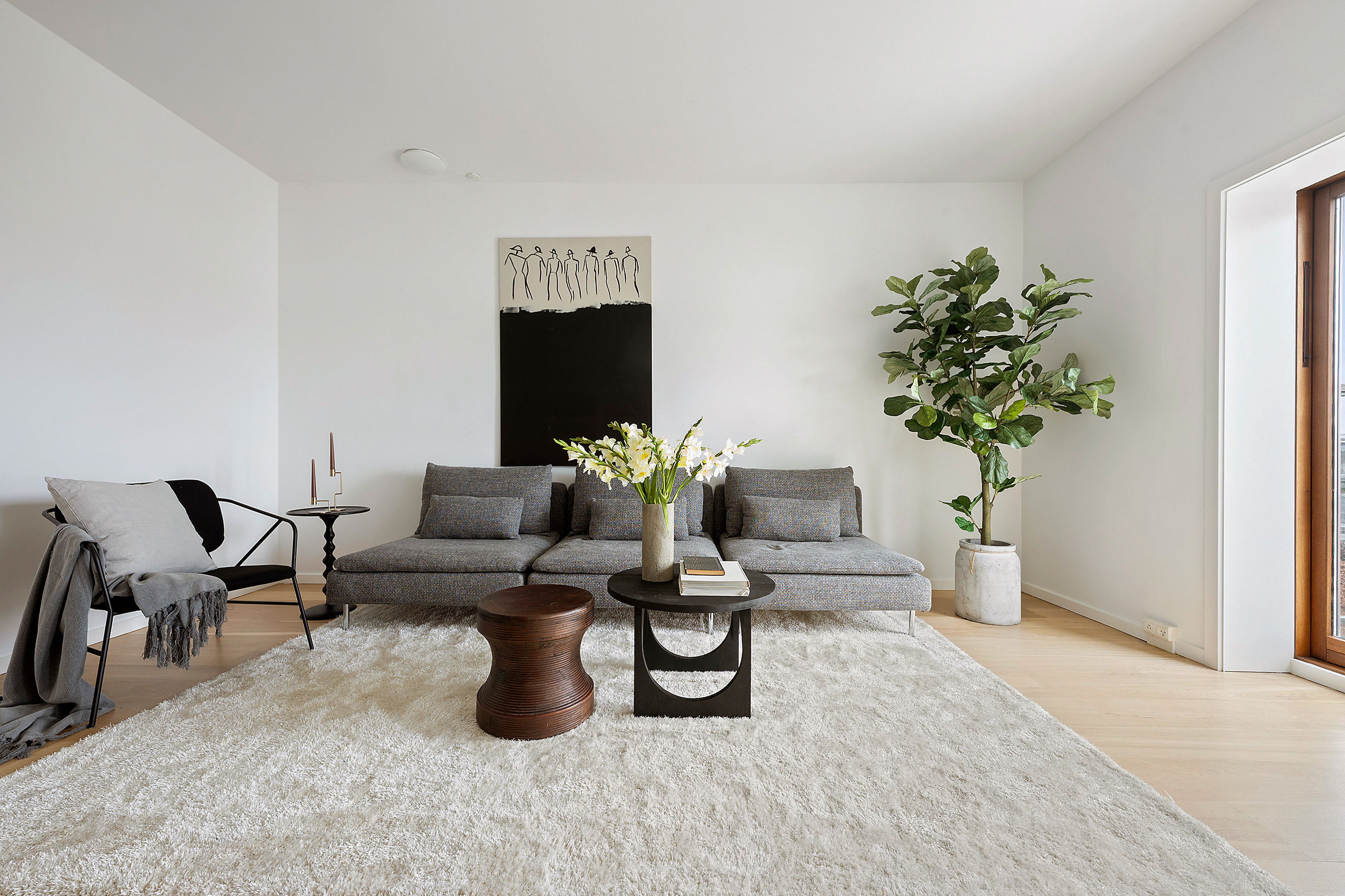 Miniaturebillede 1: stue. Billede af Pilehøj 6D, 1. th., 3460 Birkerød