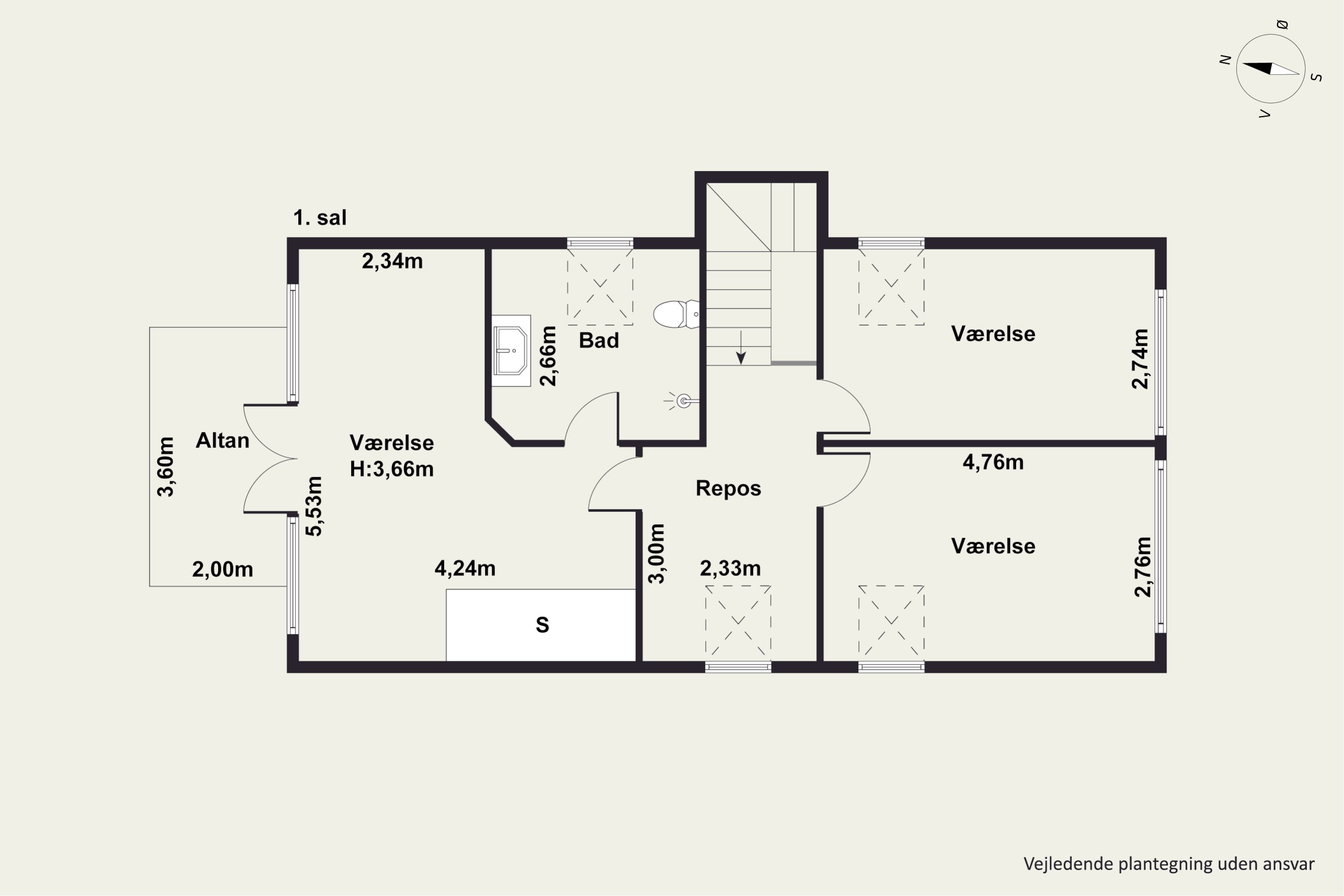 Plantegninger billede af Benløse By 14G, Benløse, 4100 Ringsted