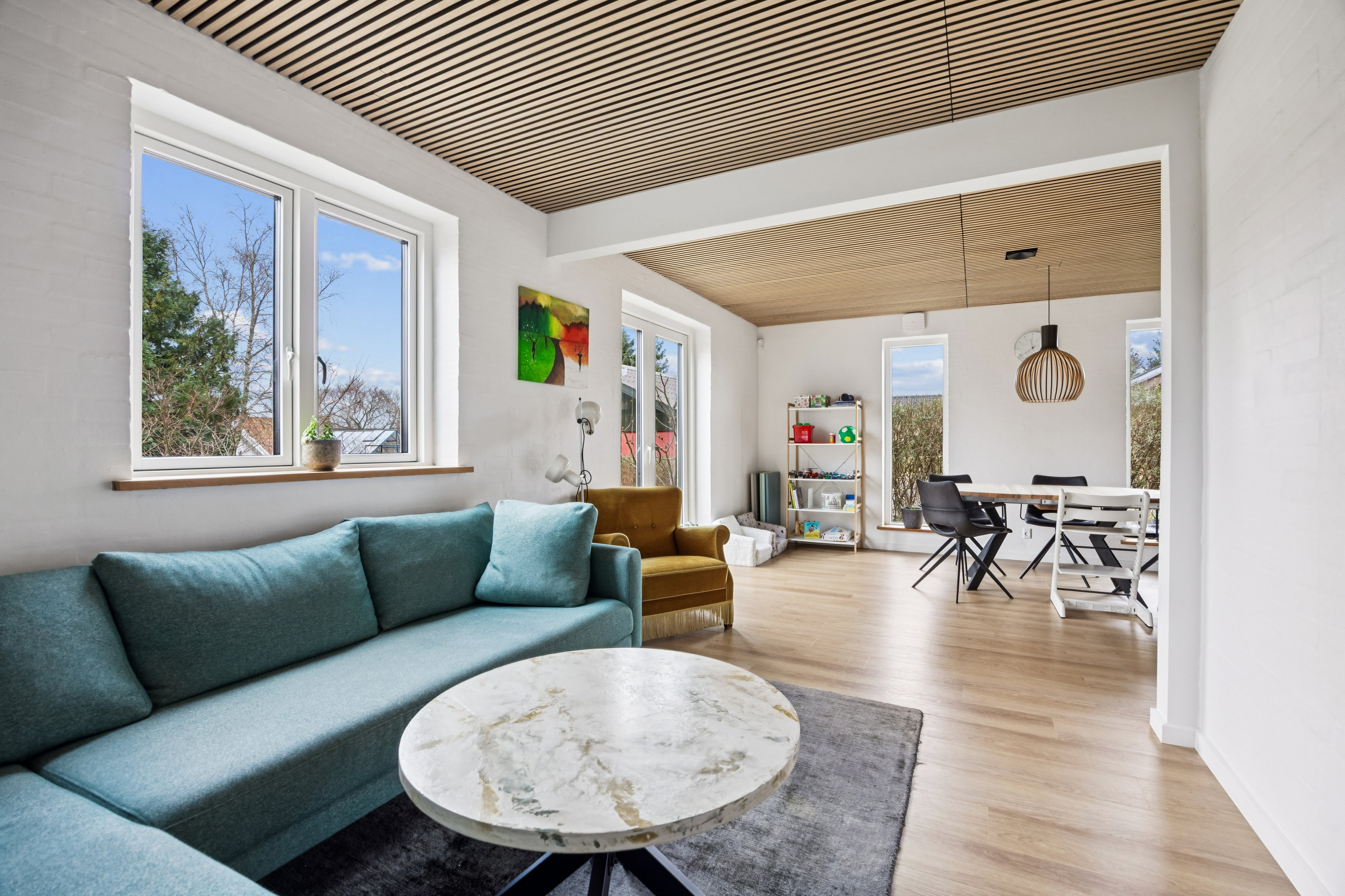 Fremhævet stue billede i fuldskærmstilstand. Billede af Benløse By 14G, Benløse, 4100 Ringsted