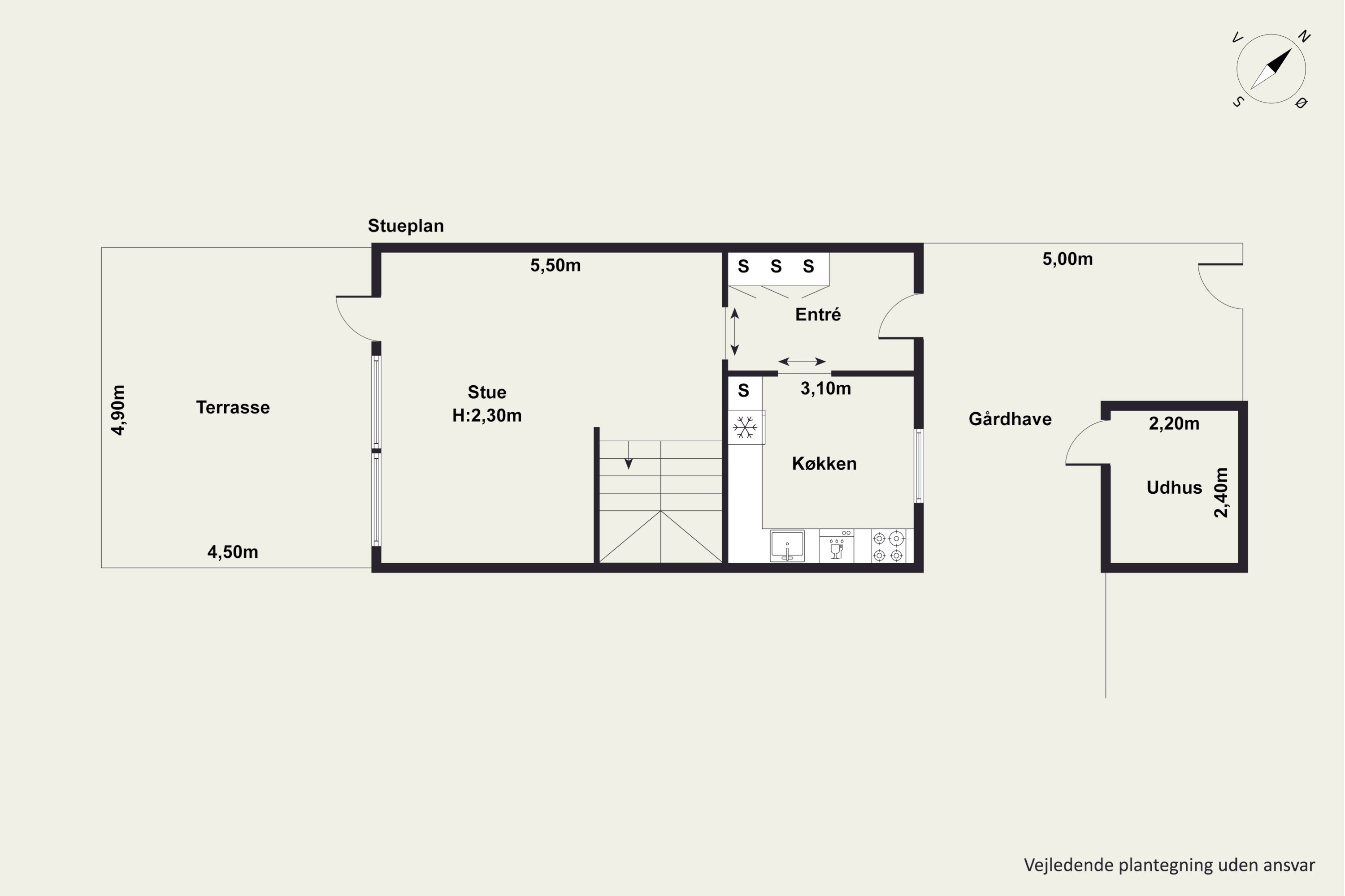 Plantegninger billede af Grønnegården 357, 2670 Greve