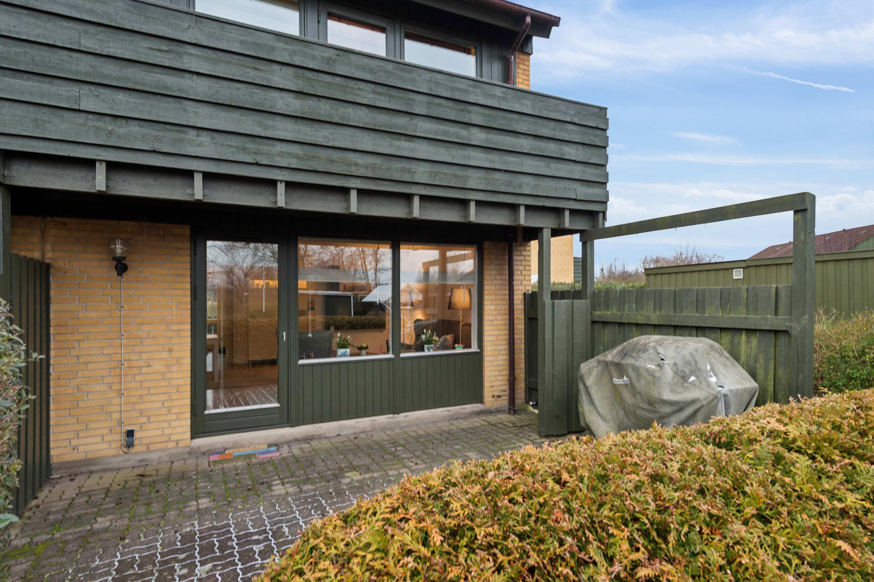 Fremhævet terrasse billede i fuldskærmstilstand. Billede af Grønnegården 357, 2670 Greve