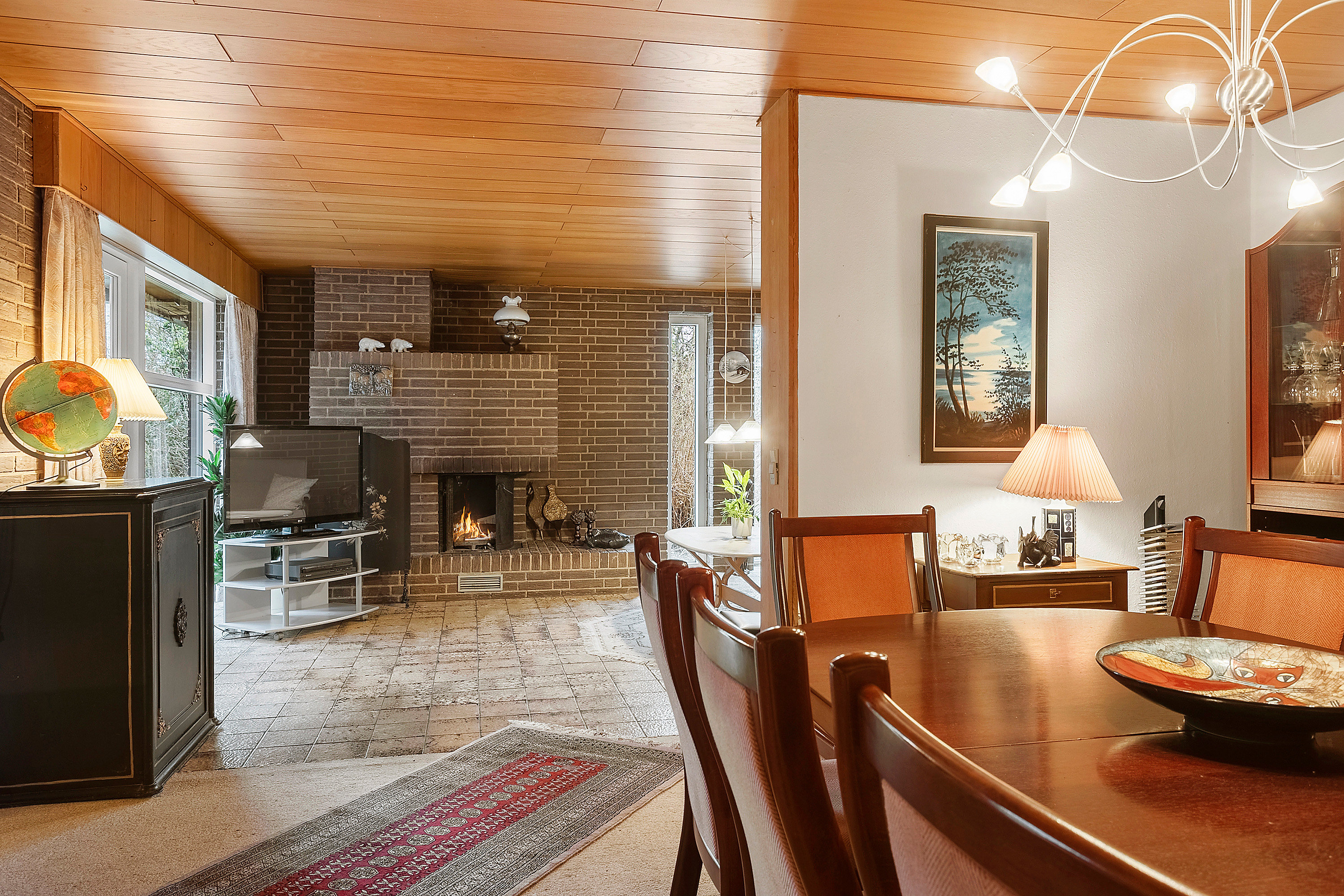 Fremhævet stue billede i fuldskærmstilstand. Billede af Morbærvej 109, 6600 Vejen