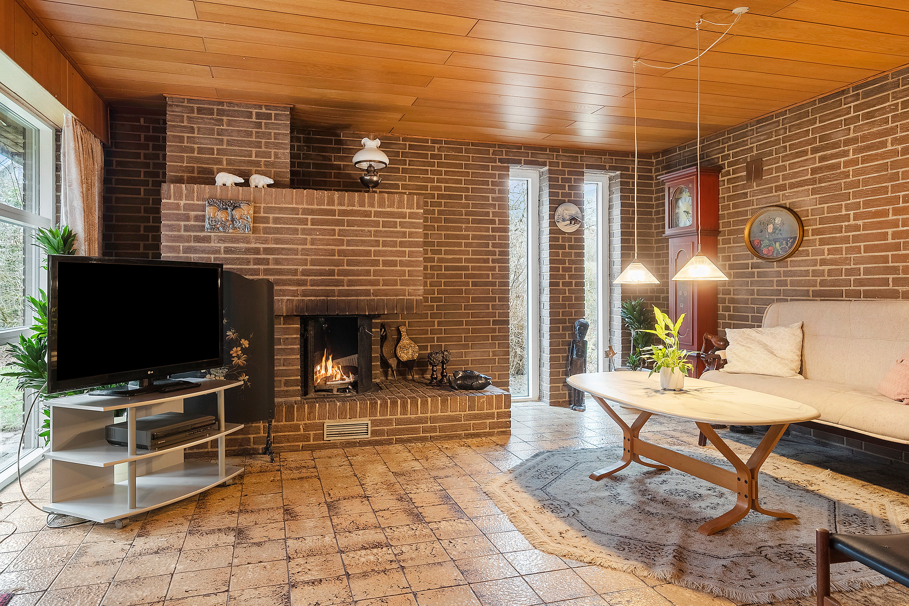 Fremhævet stue billede i fuldskærmstilstand. Billede af Morbærvej 109, 6600 Vejen