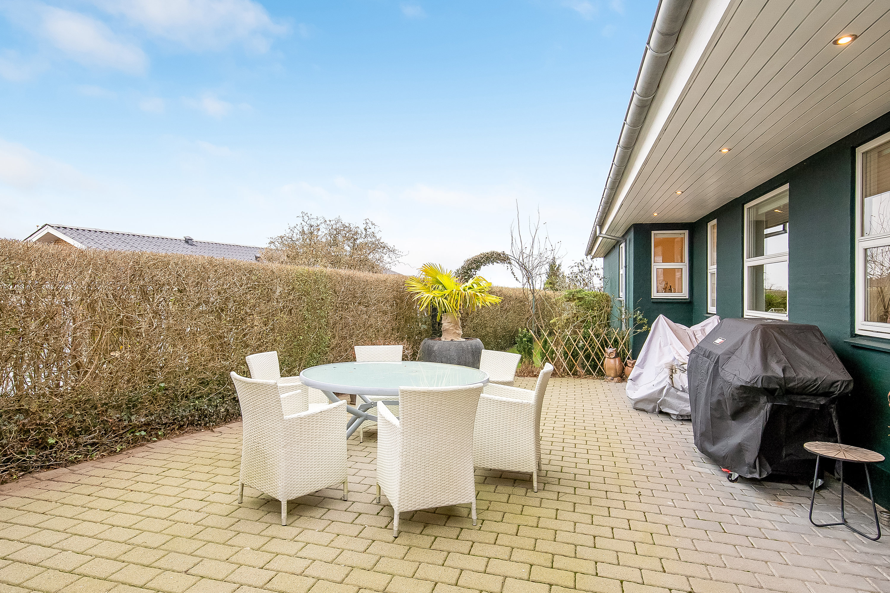 Fremhævet terrasse billede i fuldskærmstilstand. Billede af Hørvangen 16, Bredballe, 7120 Vejle Øst