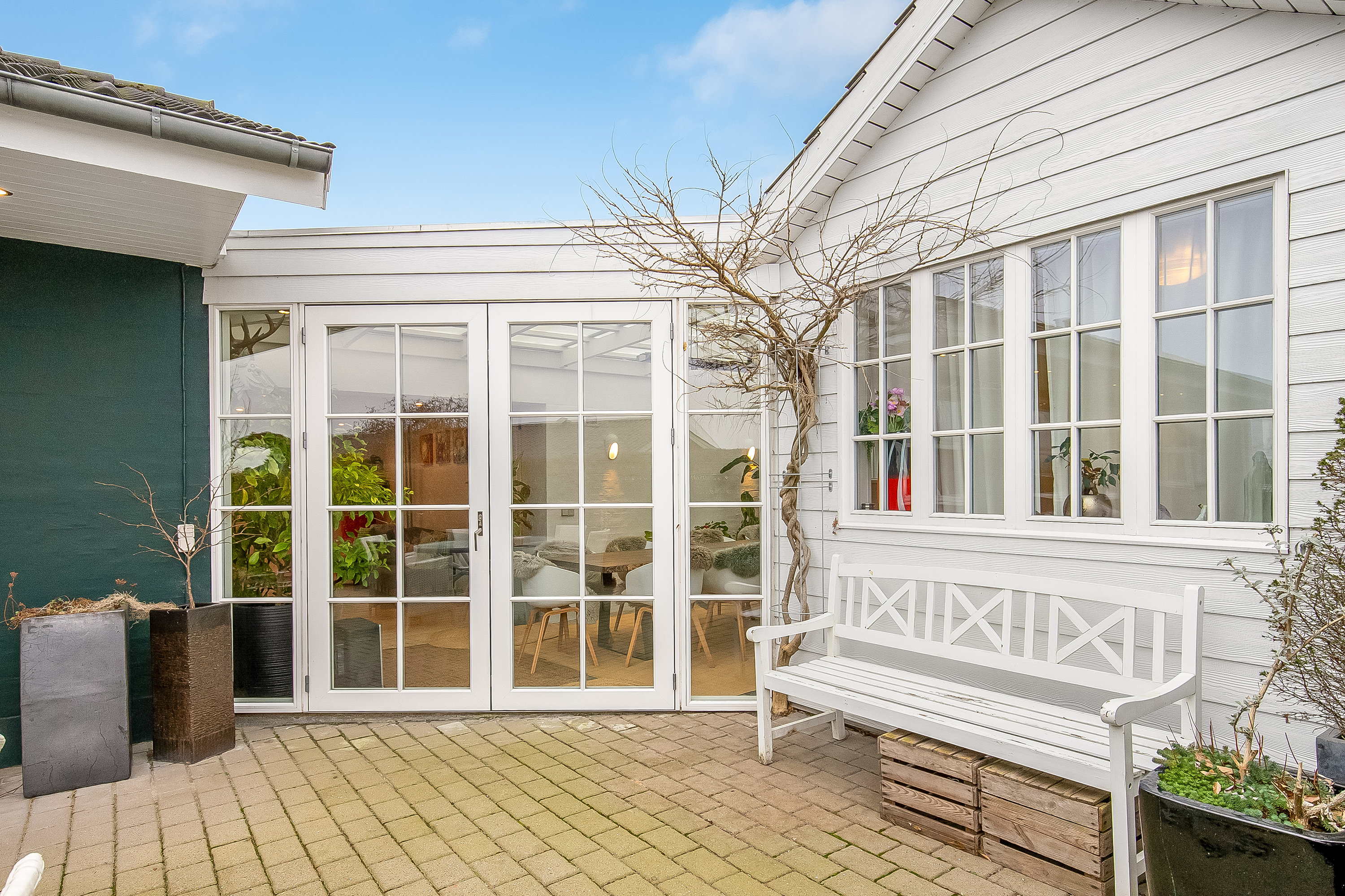 Fremhævet udestue billede i fuldskærmstilstand. Billede af Hørvangen 16, Bredballe, 7120 Vejle Øst