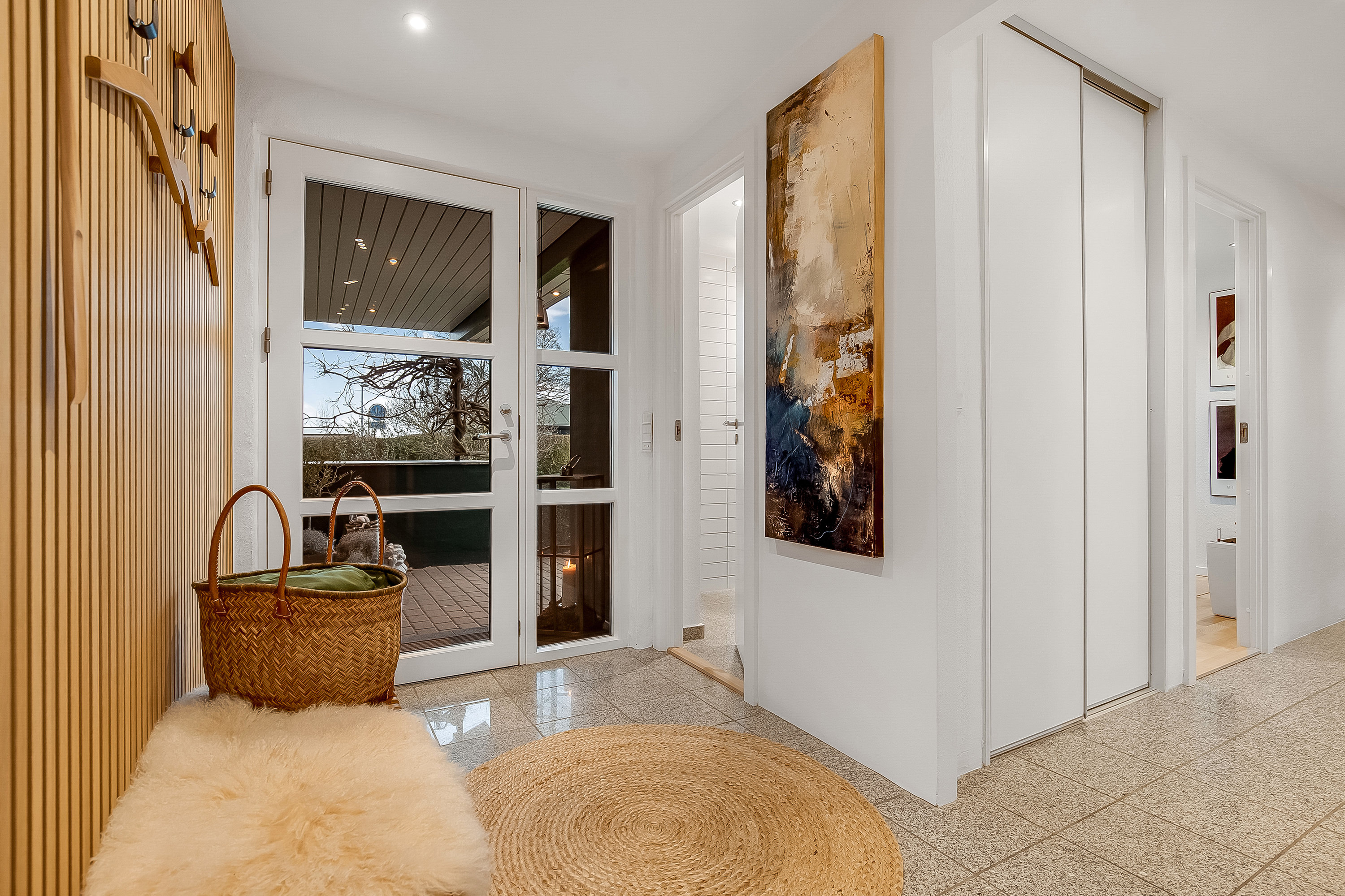 Fremhævet entré billede i fuldskærmstilstand. Billede af Hørvangen 16, Bredballe, 7120 Vejle Øst