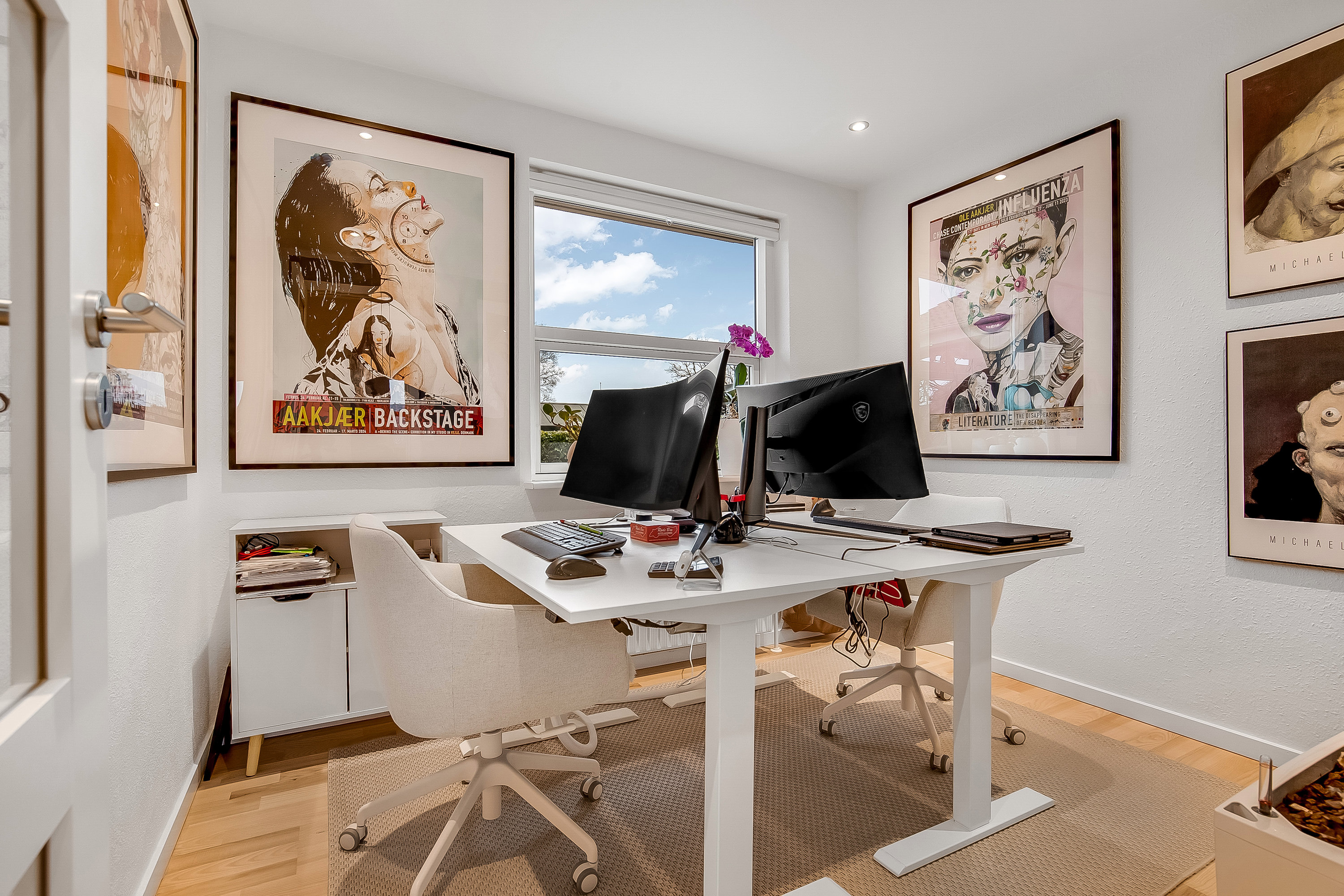 Fremhævet kontor billede i fuldskærmstilstand. Billede af Hørvangen 16, Bredballe, 7120 Vejle Øst