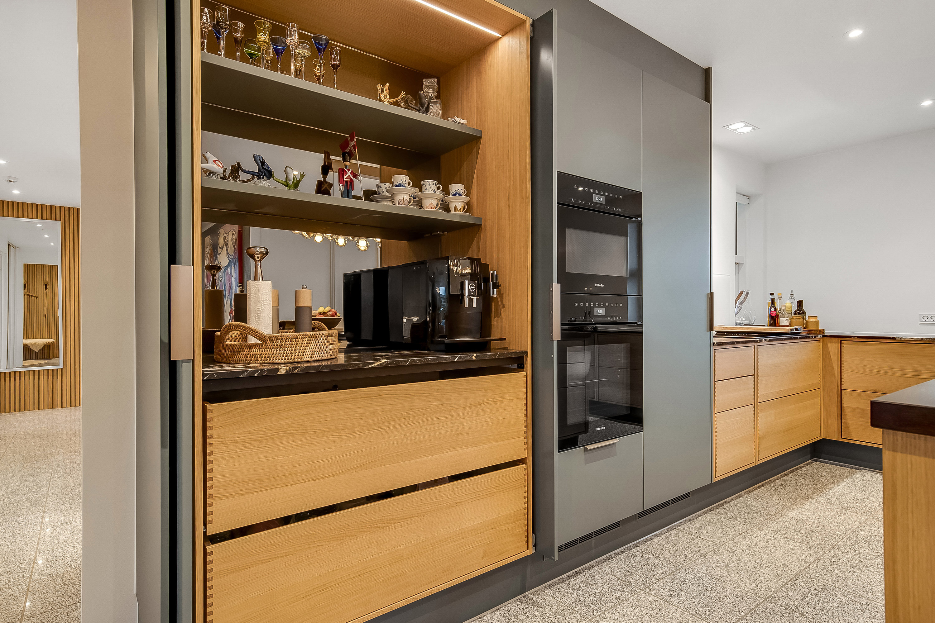 Fremhævet køkken billede i fuldskærmstilstand. Billede af Hørvangen 16, Bredballe, 7120 Vejle Øst