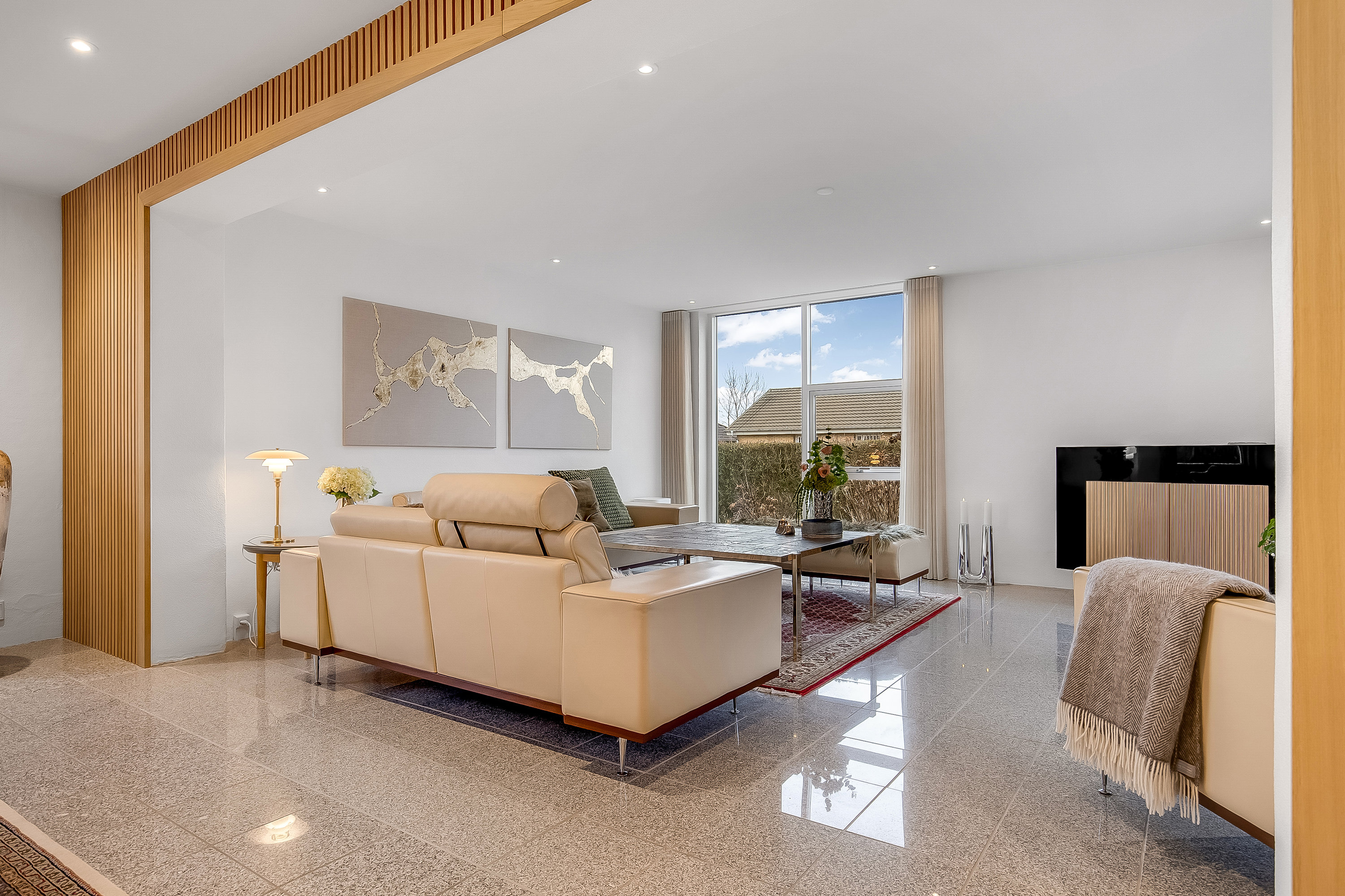 Fremhævet stue billede i fuldskærmstilstand. Billede af Hørvangen 16, Bredballe, 7120 Vejle Øst