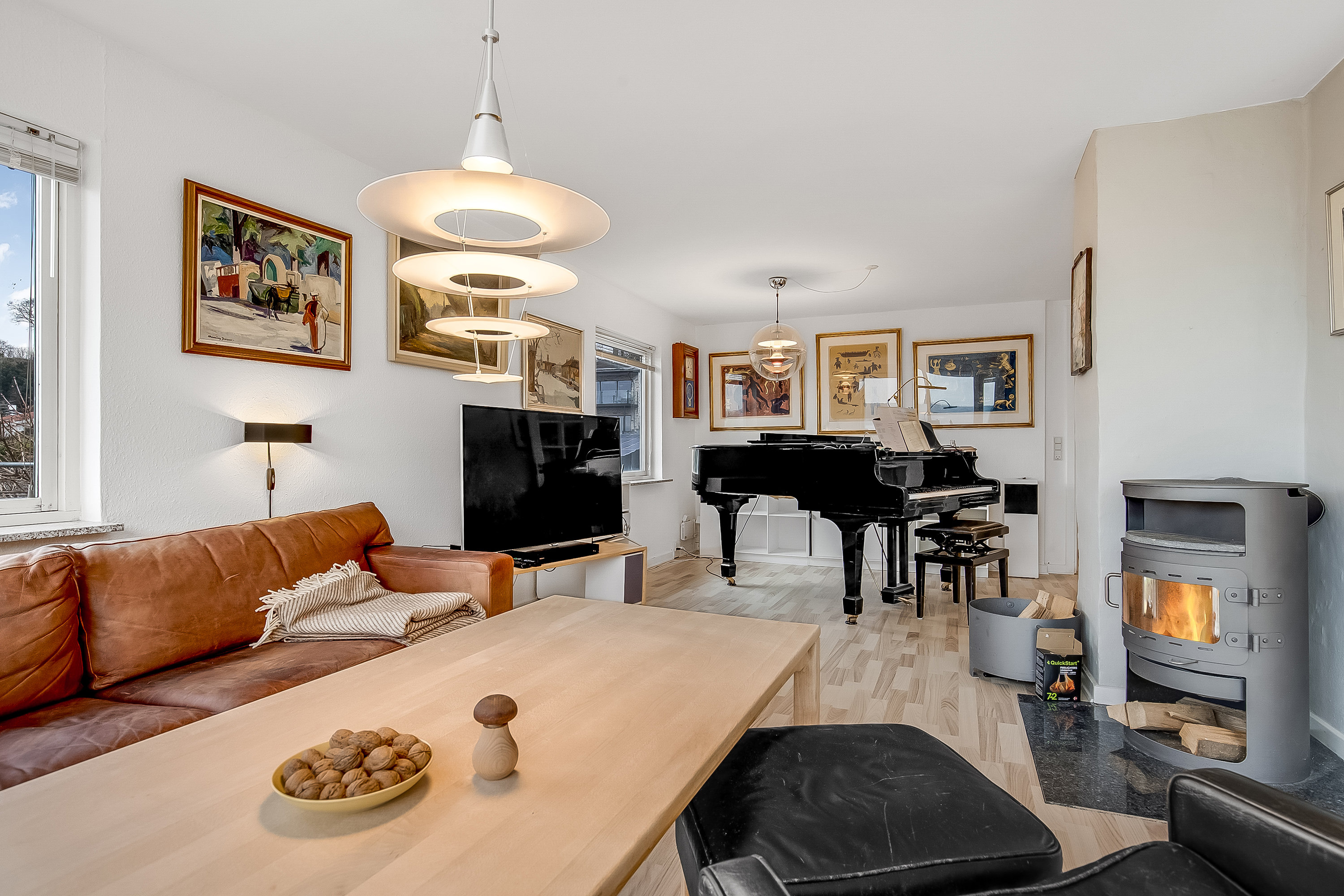 Fremhævet stue billede i fuldskærmstilstand. Billede af Plantagevej 8, Bredballe, 7120 Vejle Øst