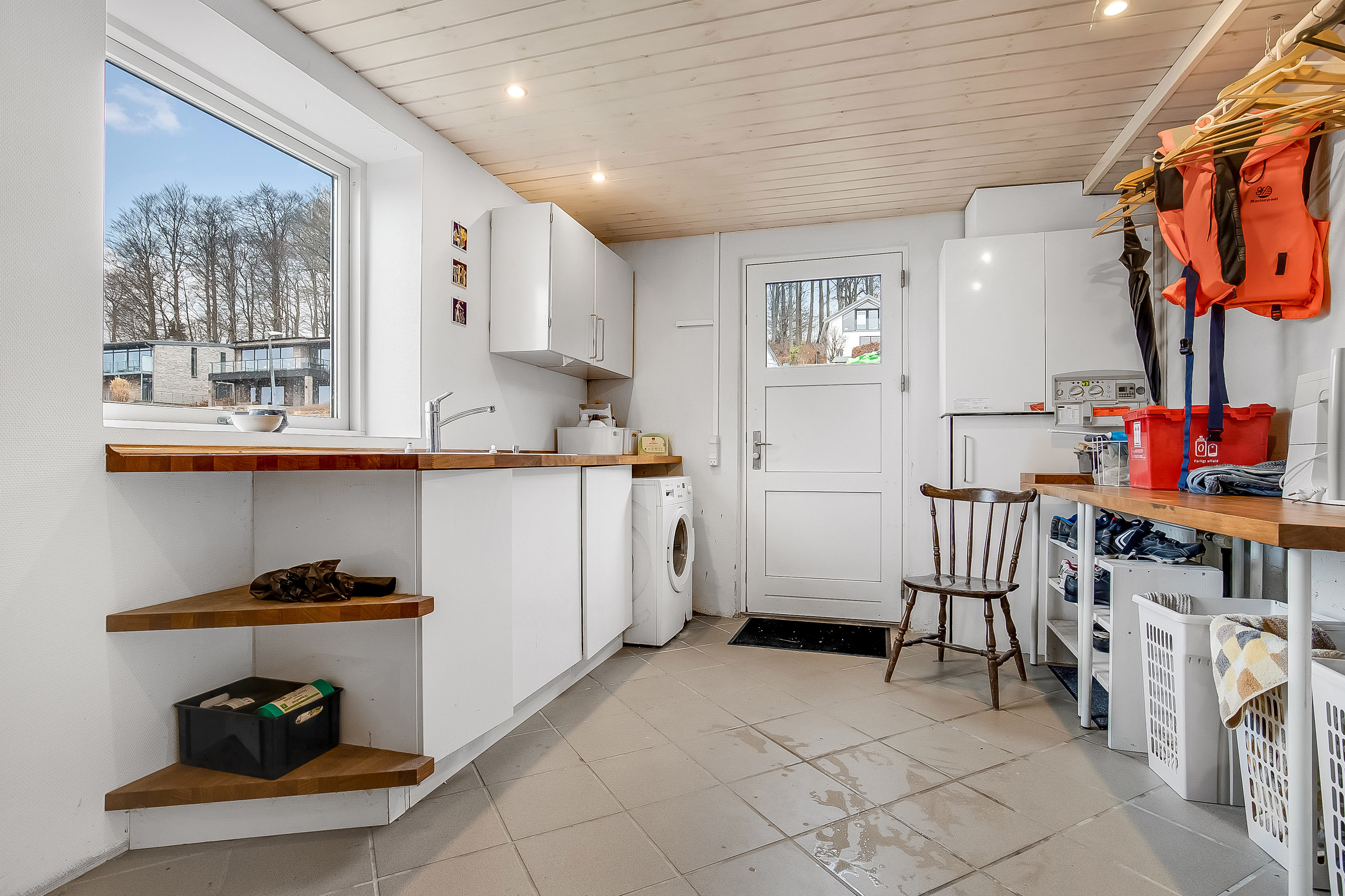 Fremhævet vaskerum billede i fuldskærmstilstand. Billede af Plantagevej 8, Bredballe, 7120 Vejle Øst
