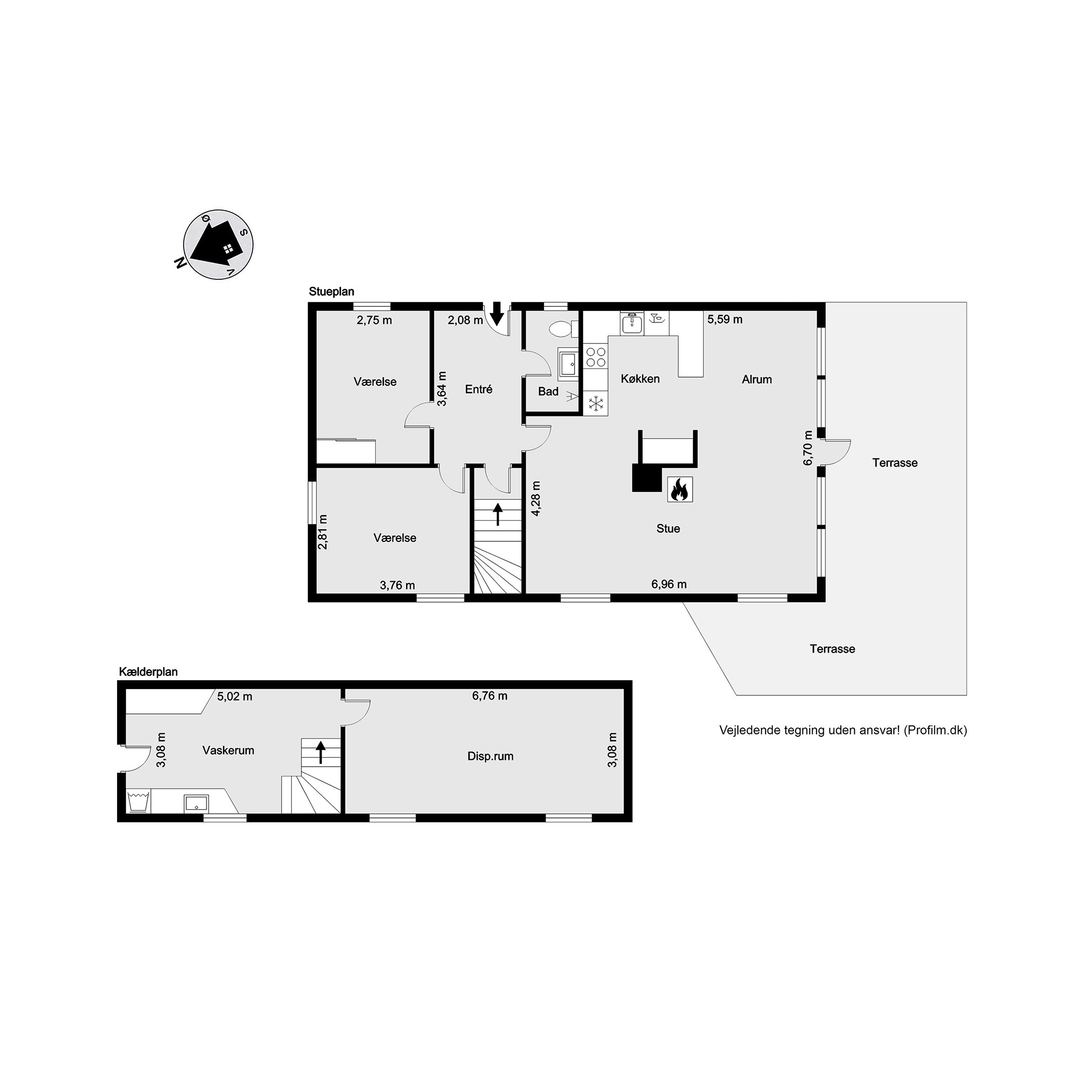 Plantegninger billede af Plantagevej 8, Bredballe, 7120 Vejle Øst