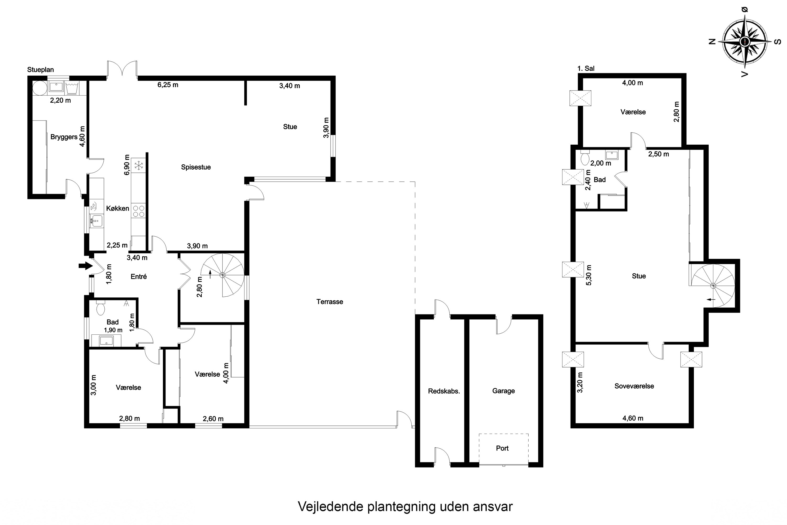 Plantegninger billede af Bogøvej 3, 6710 Esbjerg V