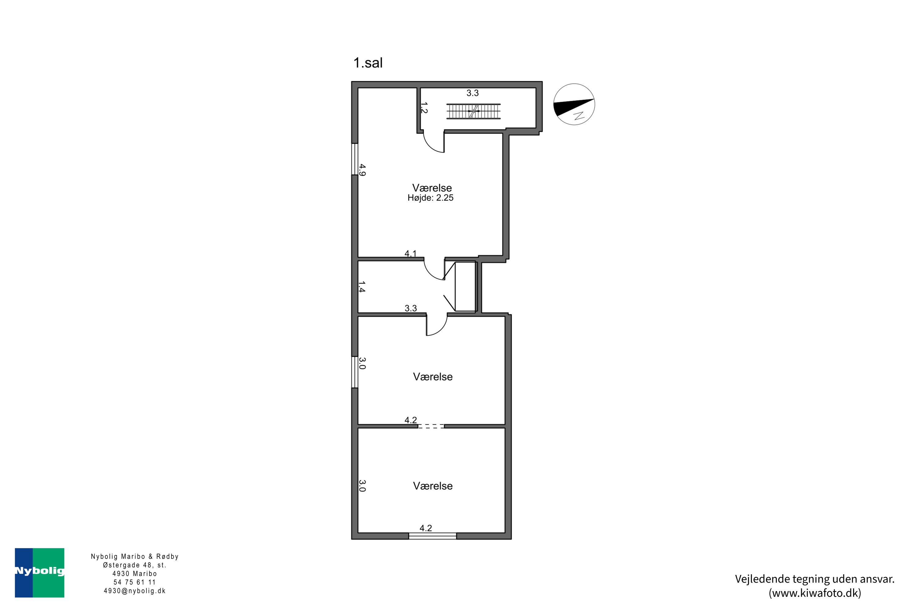 Plantegninger billede af Havebyen 9, Hillestolpe, 4960 Holeby