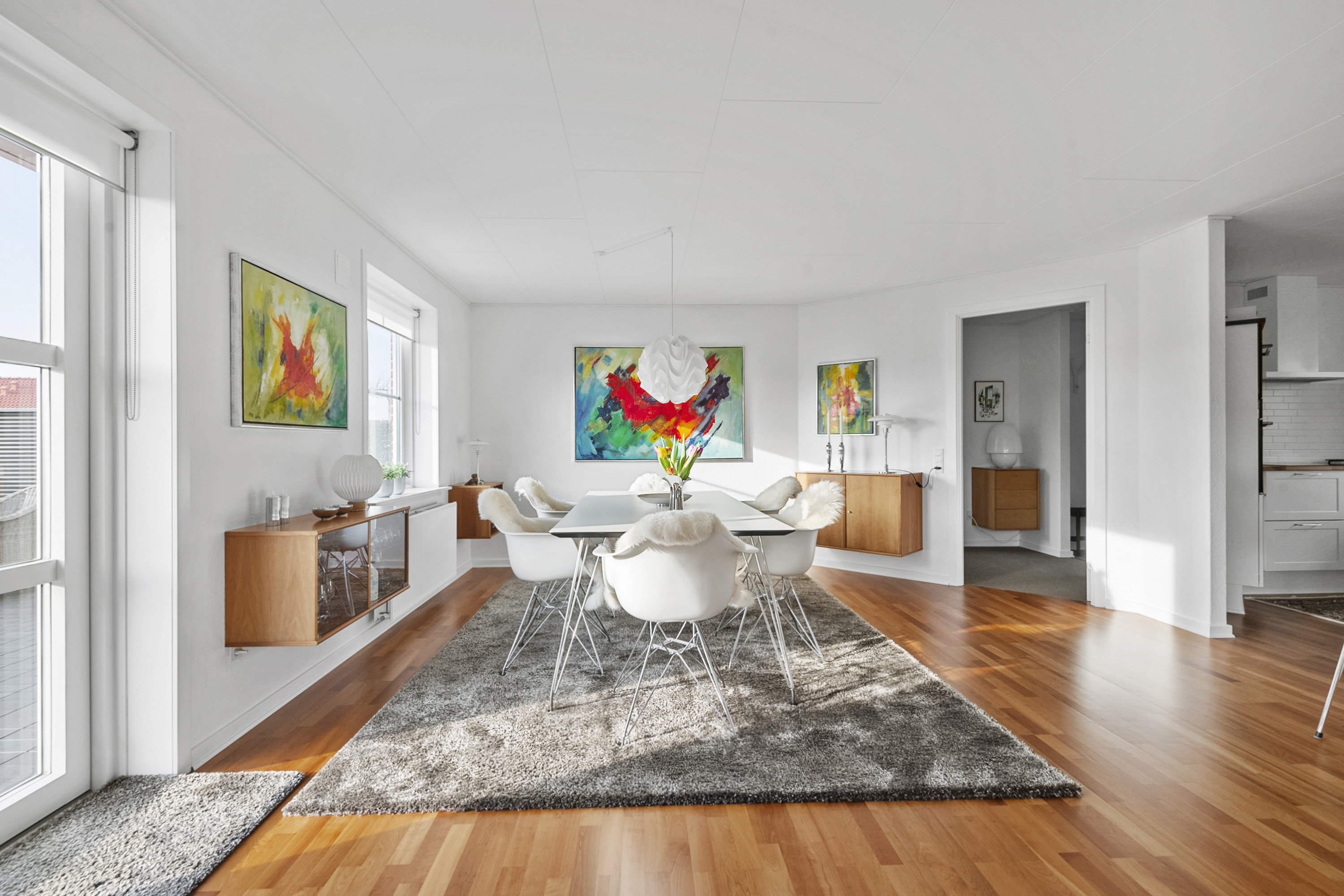 Fremhævet spisestue billede i fuldskærmstilstand. Billede af Pinassen 54, 6710 Esbjerg V