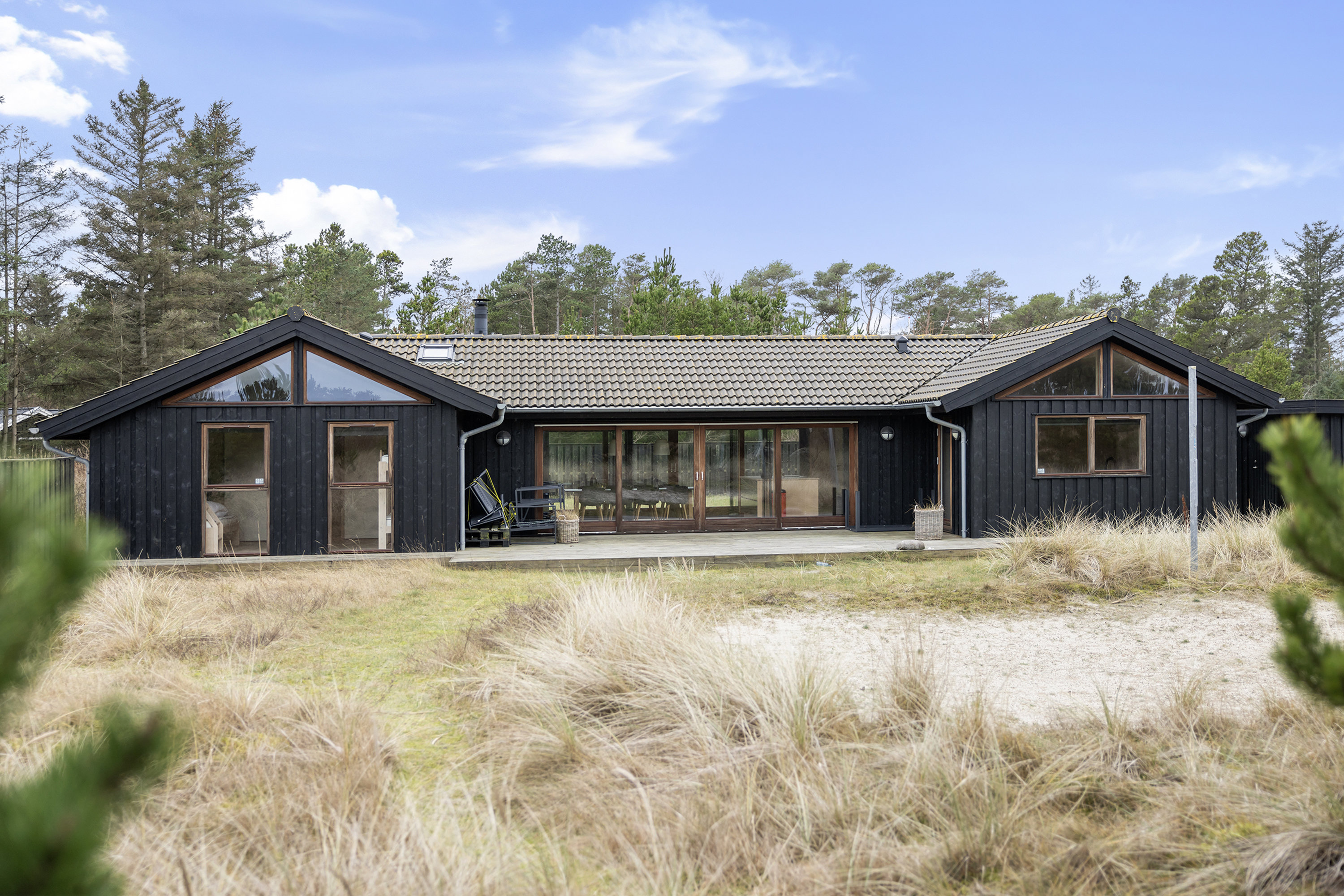 Fritidshus: Facade på Krøgen 24, Bratten, 9981 Jerup