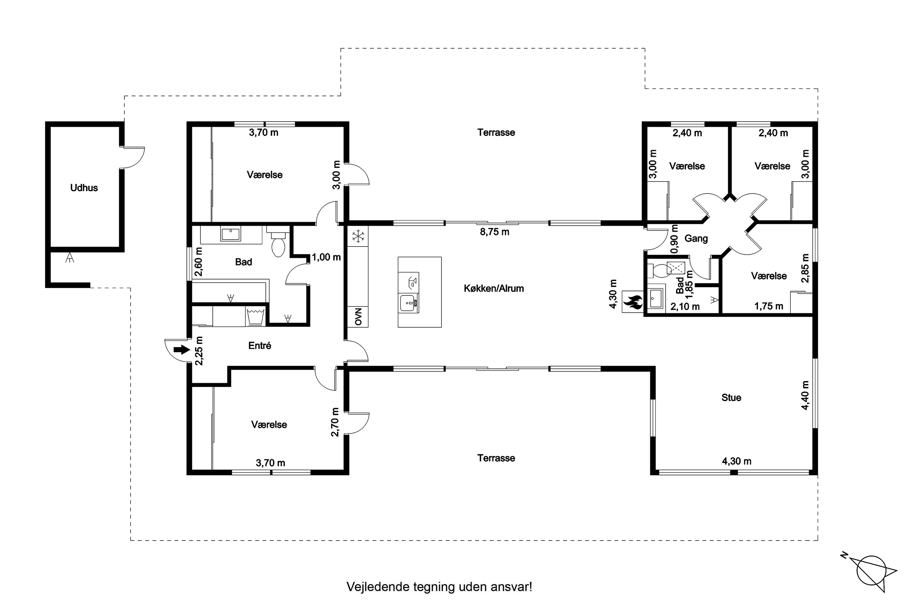Plantegninger billede af Krøgen 24, Bratten, 9981 Jerup