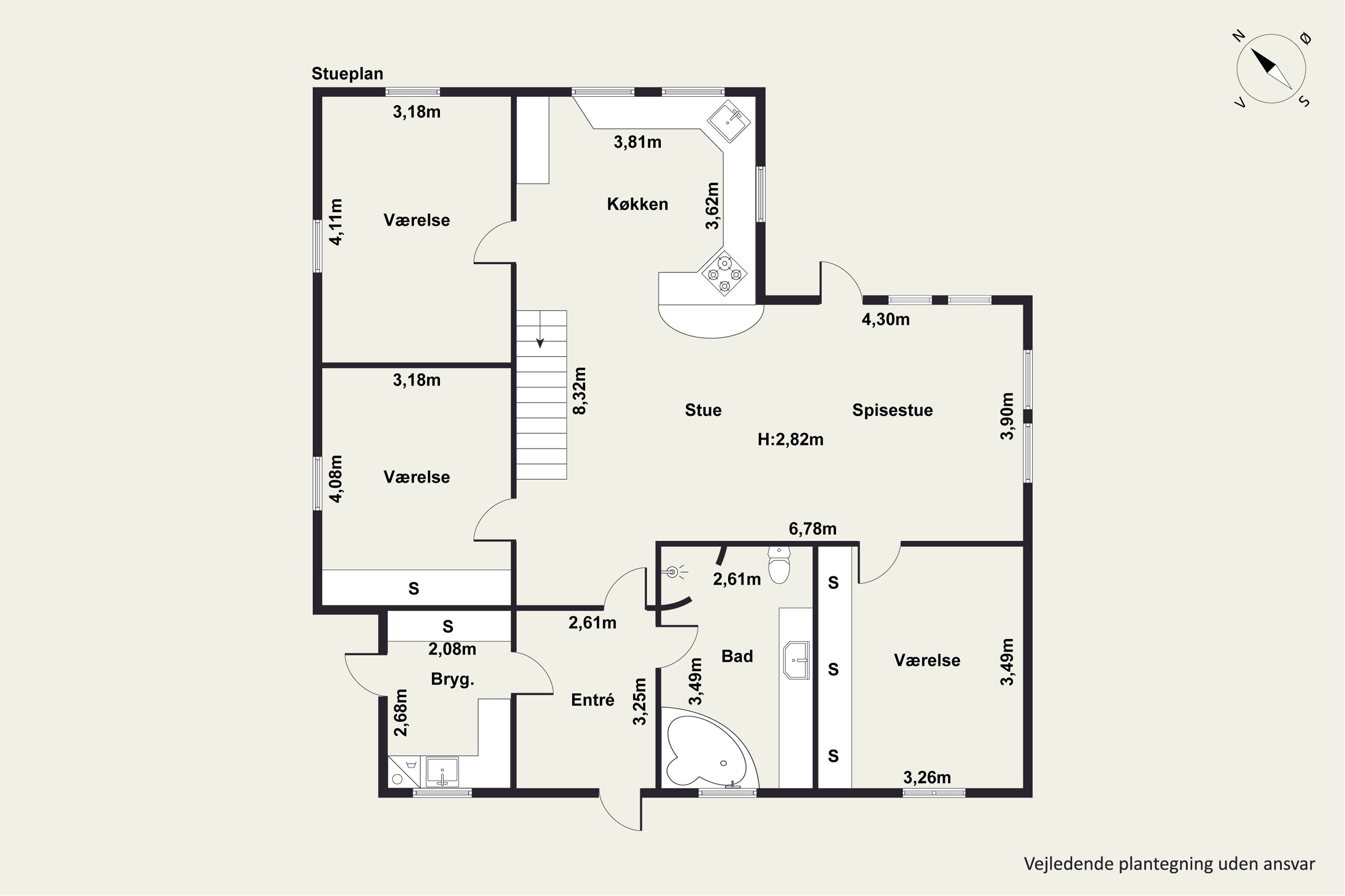 Plantegninger billede af Langagervej 42, 2500 Valby