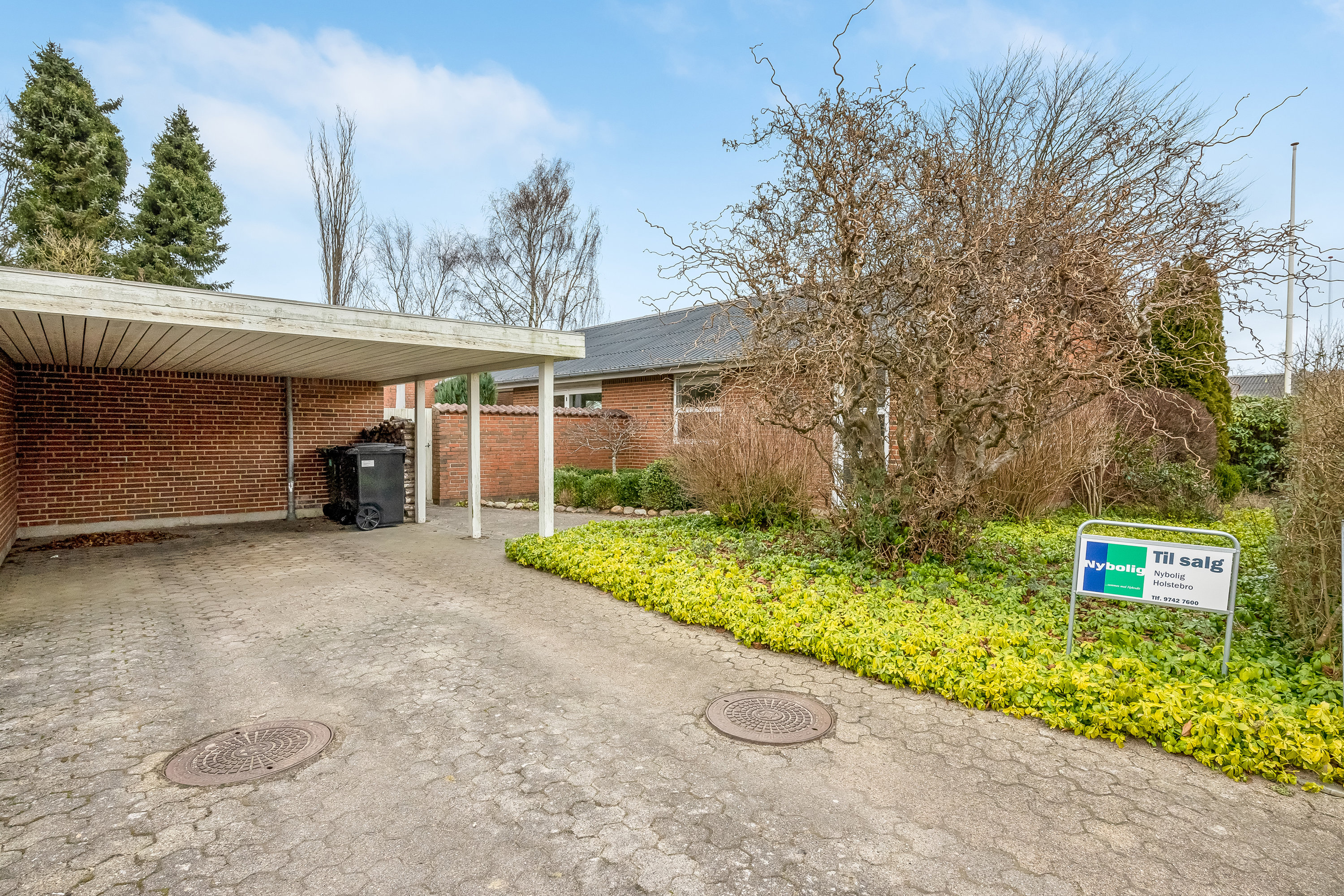 Fremhævet carport billede i fuldskærmstilstand. Billede af Harald Damtofts Vej 35, Nr Felding, 7500 Holstebro