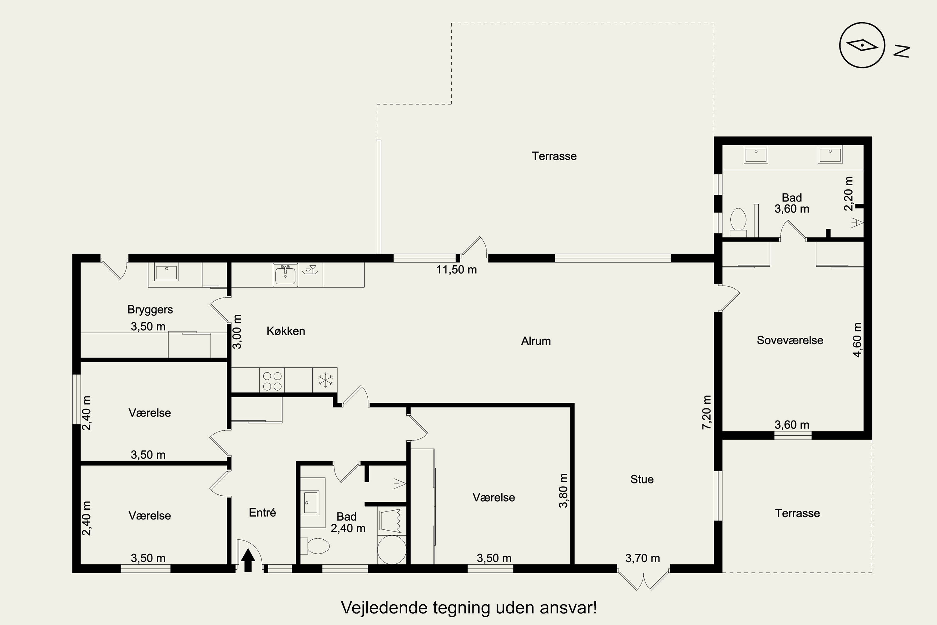 Plantegninger billede af Harald Damtofts Vej 35, Nr Felding, 7500 Holstebro