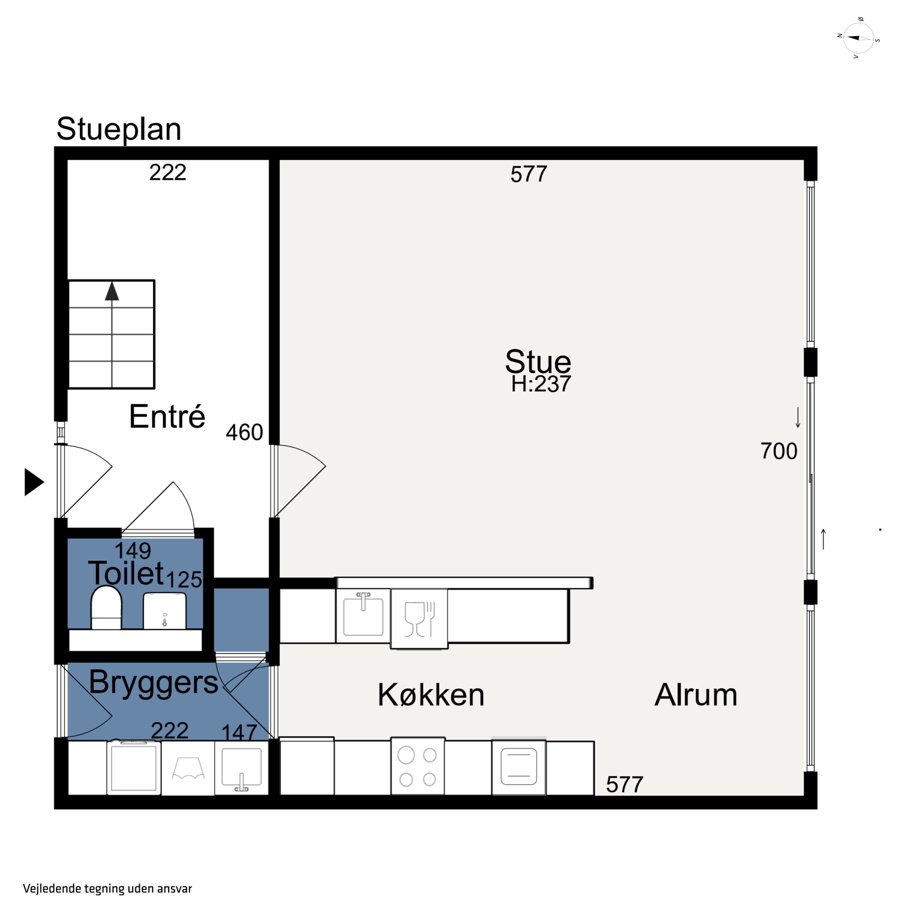 Plantegninger billede af Børupvej 66, 8310 Tranbjerg J