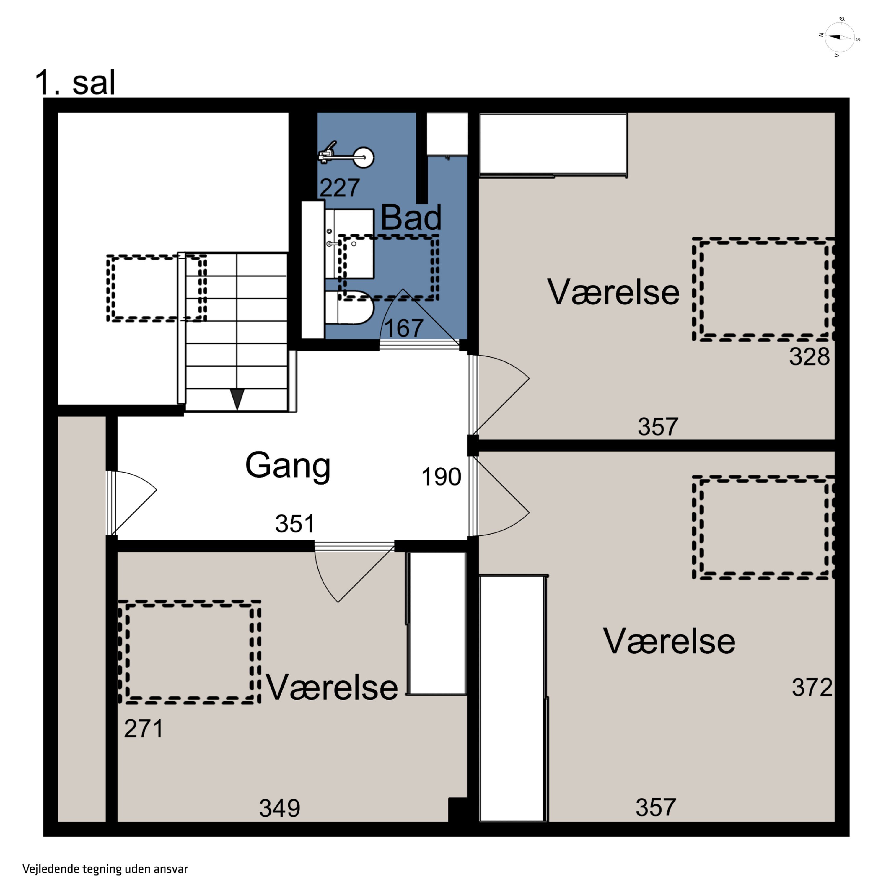 Plantegninger billede af Børupvej 66, 8310 Tranbjerg J