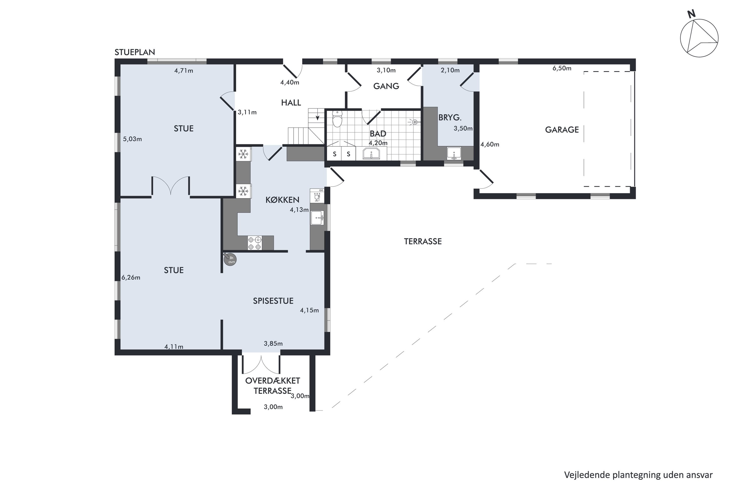 Plantegninger billede af Vangsgade 1, 7752 Snedsted