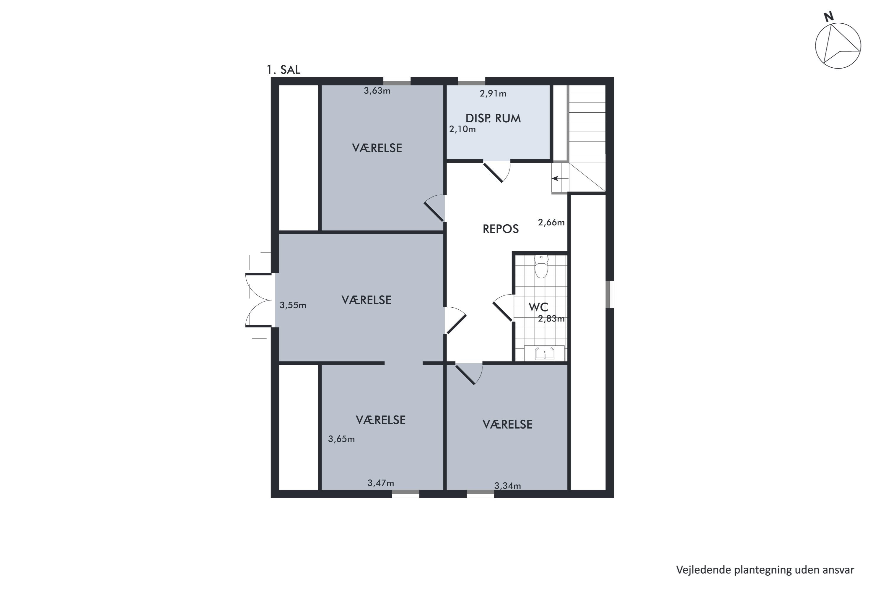 Plantegninger billede af Vangsgade 1, 7752 Snedsted