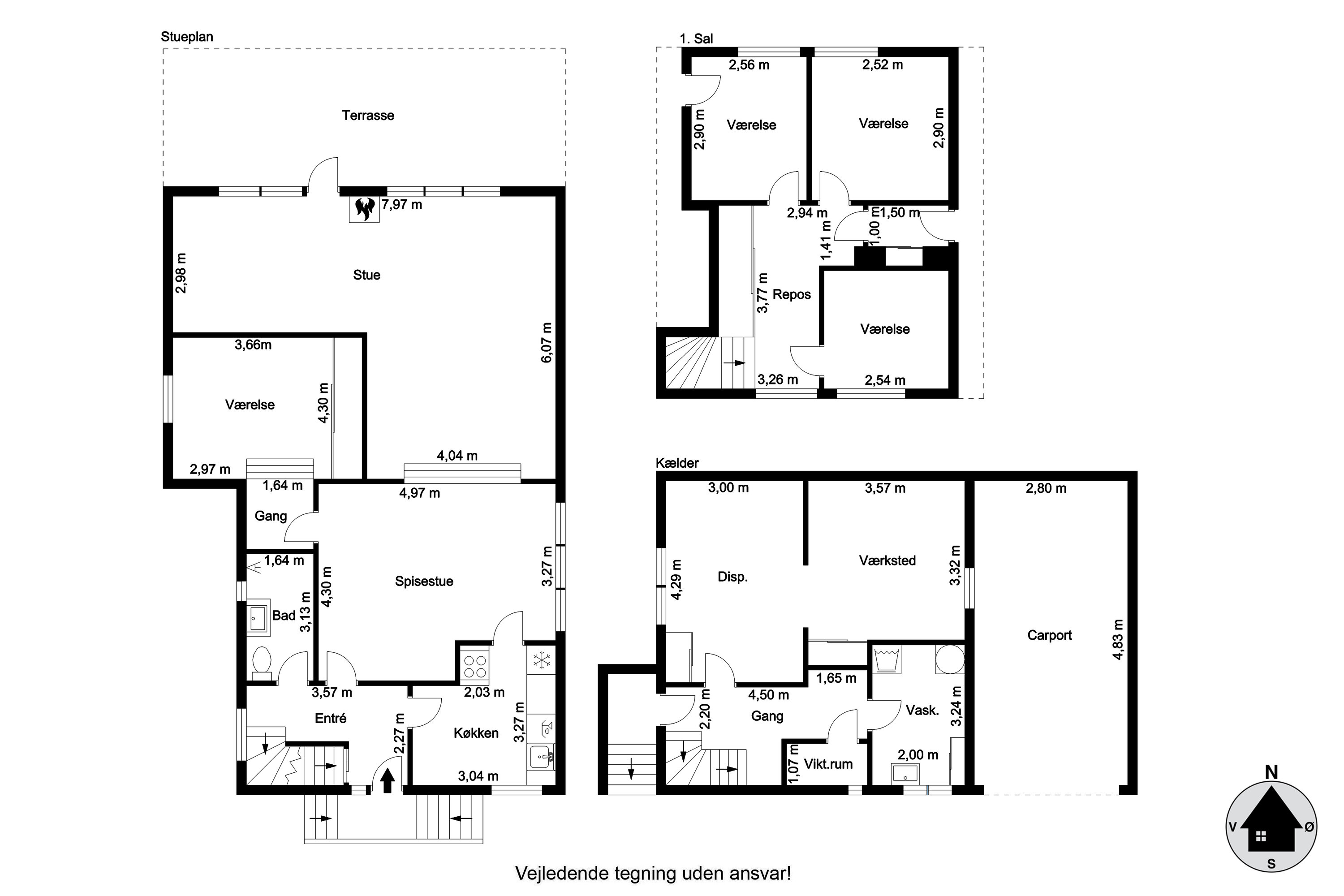 Plantegninger billede af Gl Tingvej 27, 9600 Aars