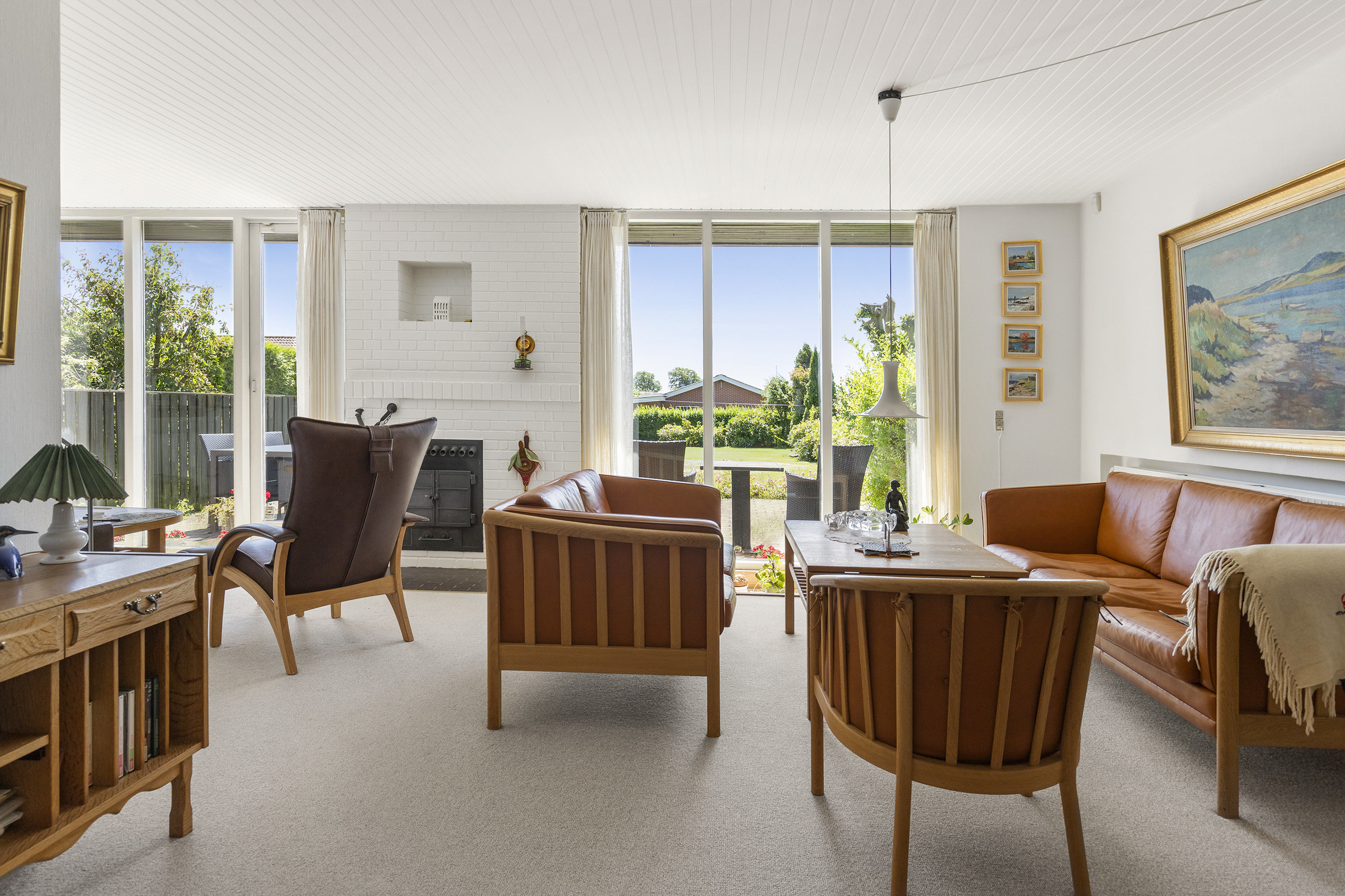 Fremhævet stue billede i fuldskærmstilstand. Billede af Gl Tingvej 27, 9600 Aars