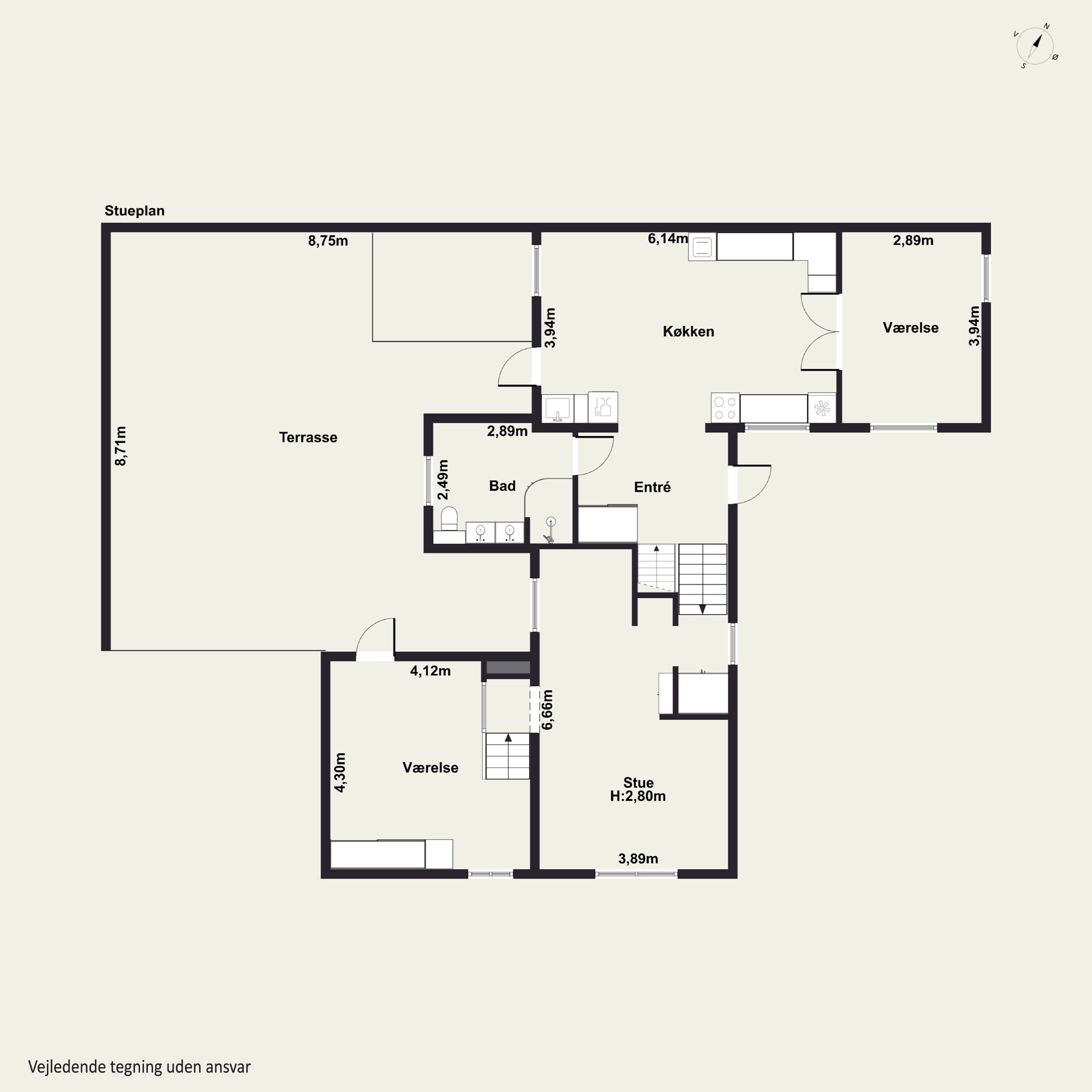 Plantegninger billede af Sønderkær 24, 2650 Hvidovre