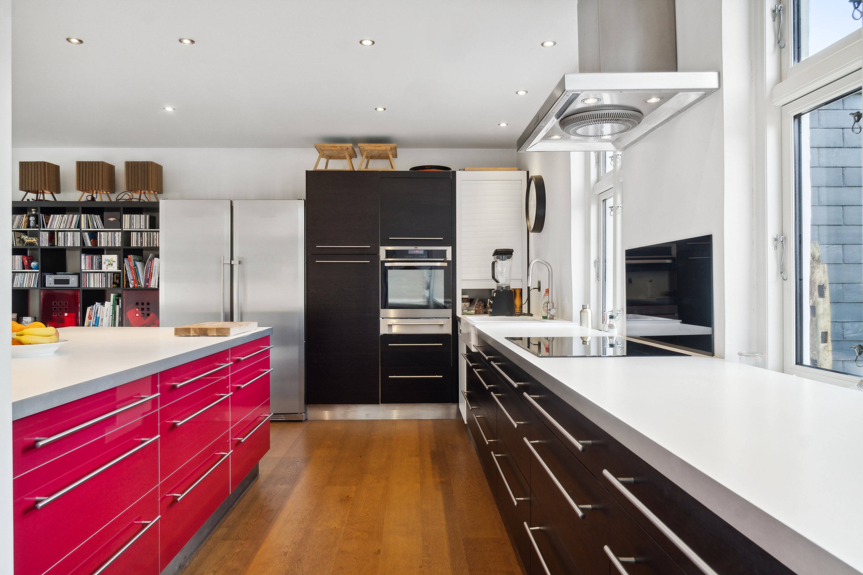 Fremhævet køkken billede i fuldskærmstilstand. Billede af Vroldvej 22, 8660 Skanderborg