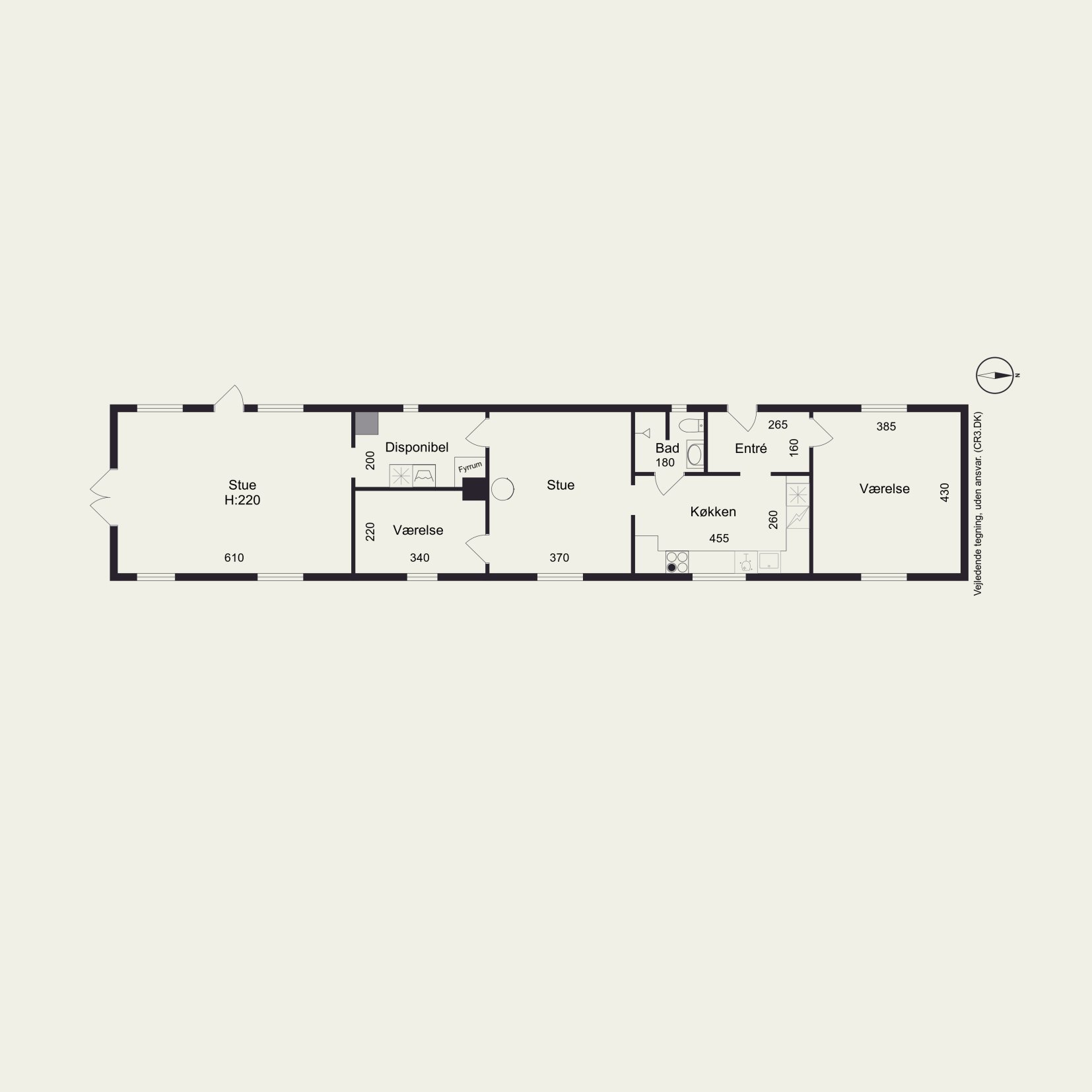 Plantegninger billede af Mørkøvvej 4, Marke, 4440 Mørkøv
