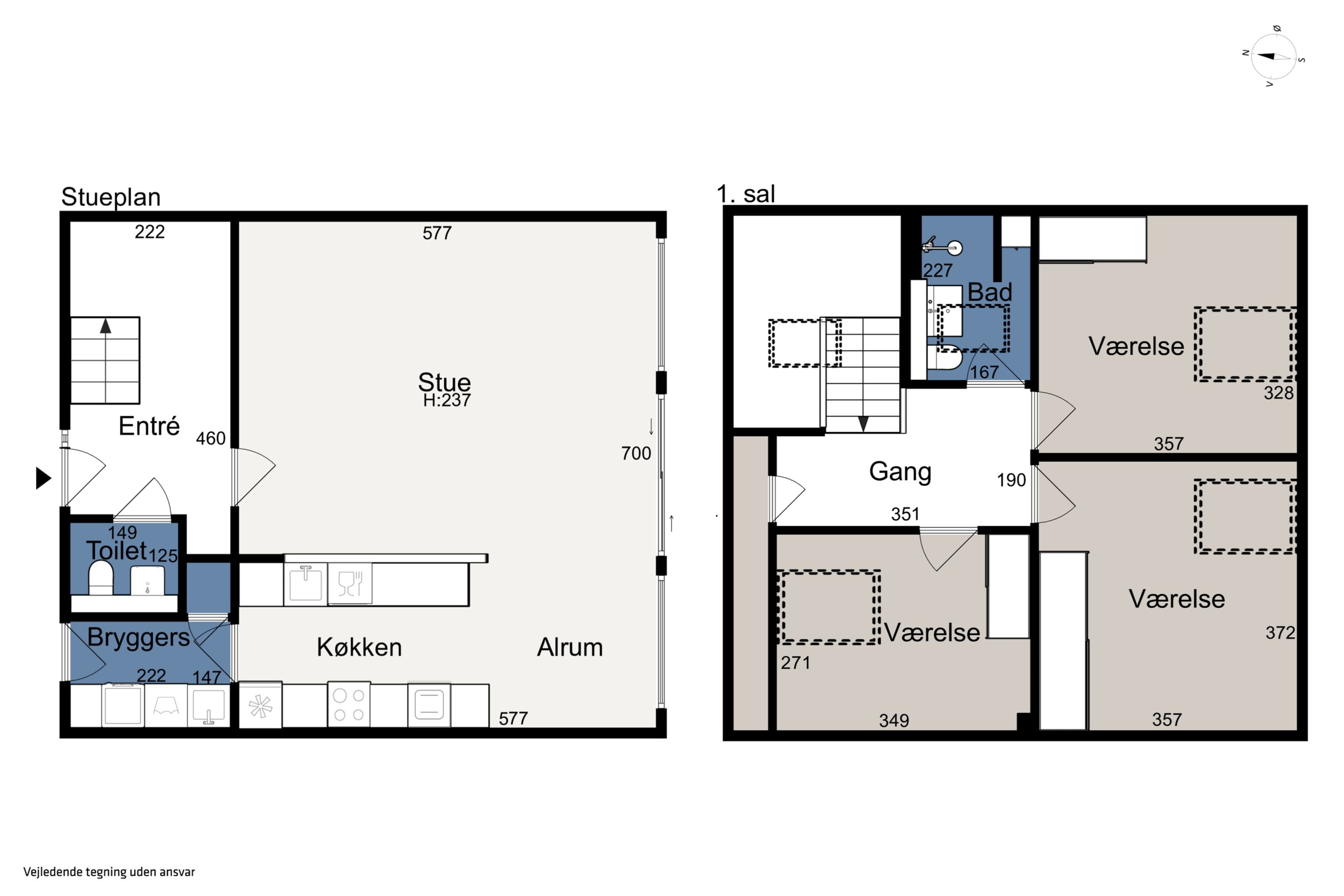 Plantegninger billede af Børupvej 66, 8310 Tranbjerg J