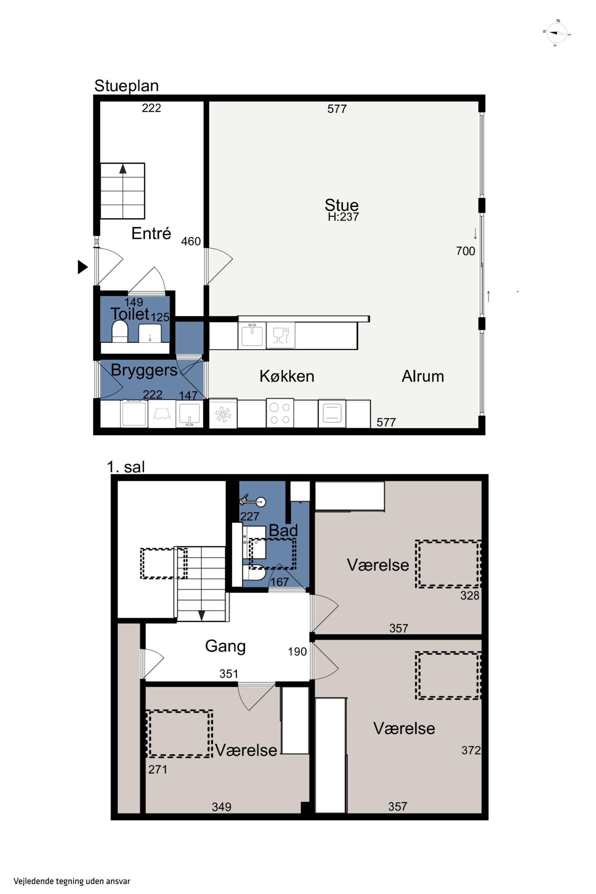Plantegninger billede af Børupvej 66, 8310 Tranbjerg J
