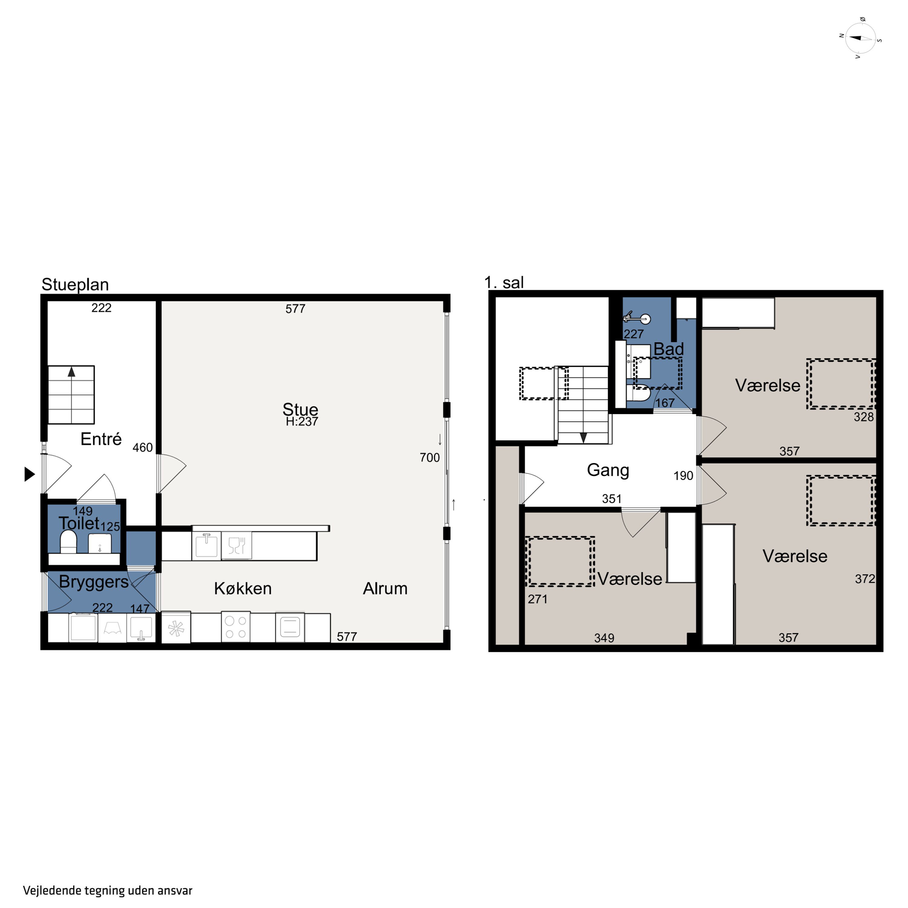 Plantegninger billede af Børupvej 66, 8310 Tranbjerg J