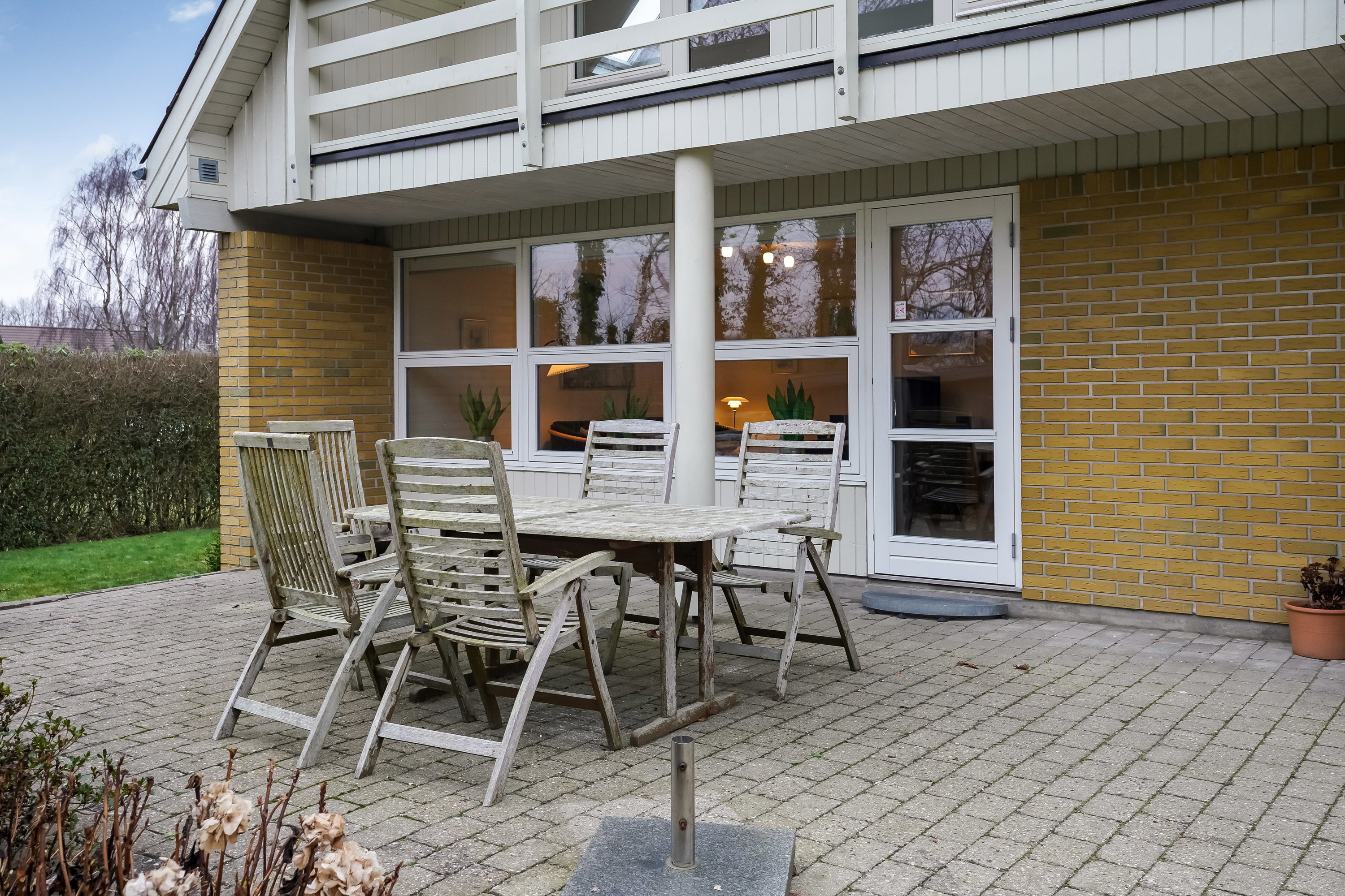 Fremhævet terrasse billede i fuldskærmstilstand. Billede af Højager 78, 7300 Jelling