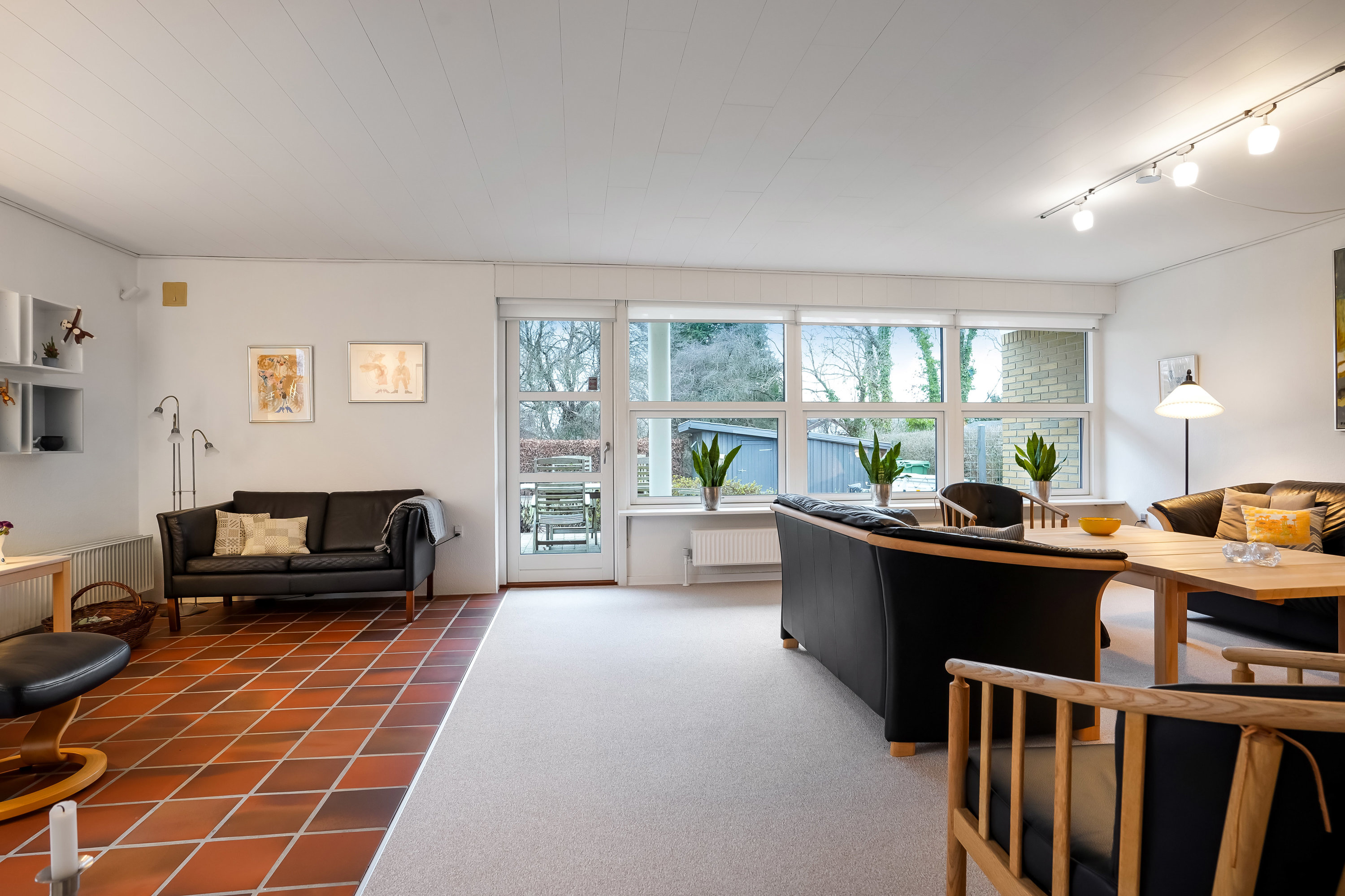 Fremhævet stue billede i fuldskærmstilstand. Billede af Højager 78, 7300 Jelling