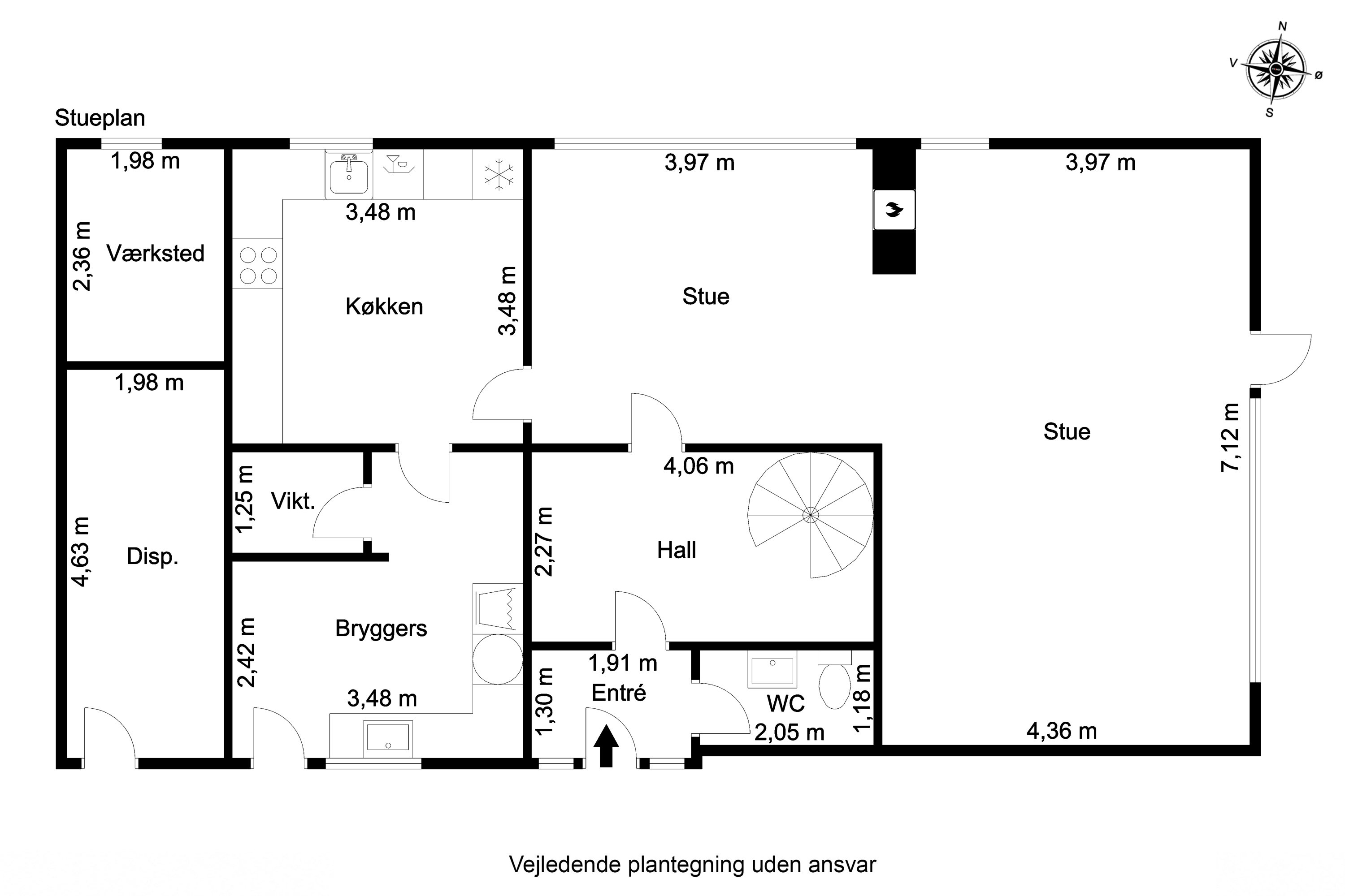 Plantegninger billede af Højager 78, 7300 Jelling